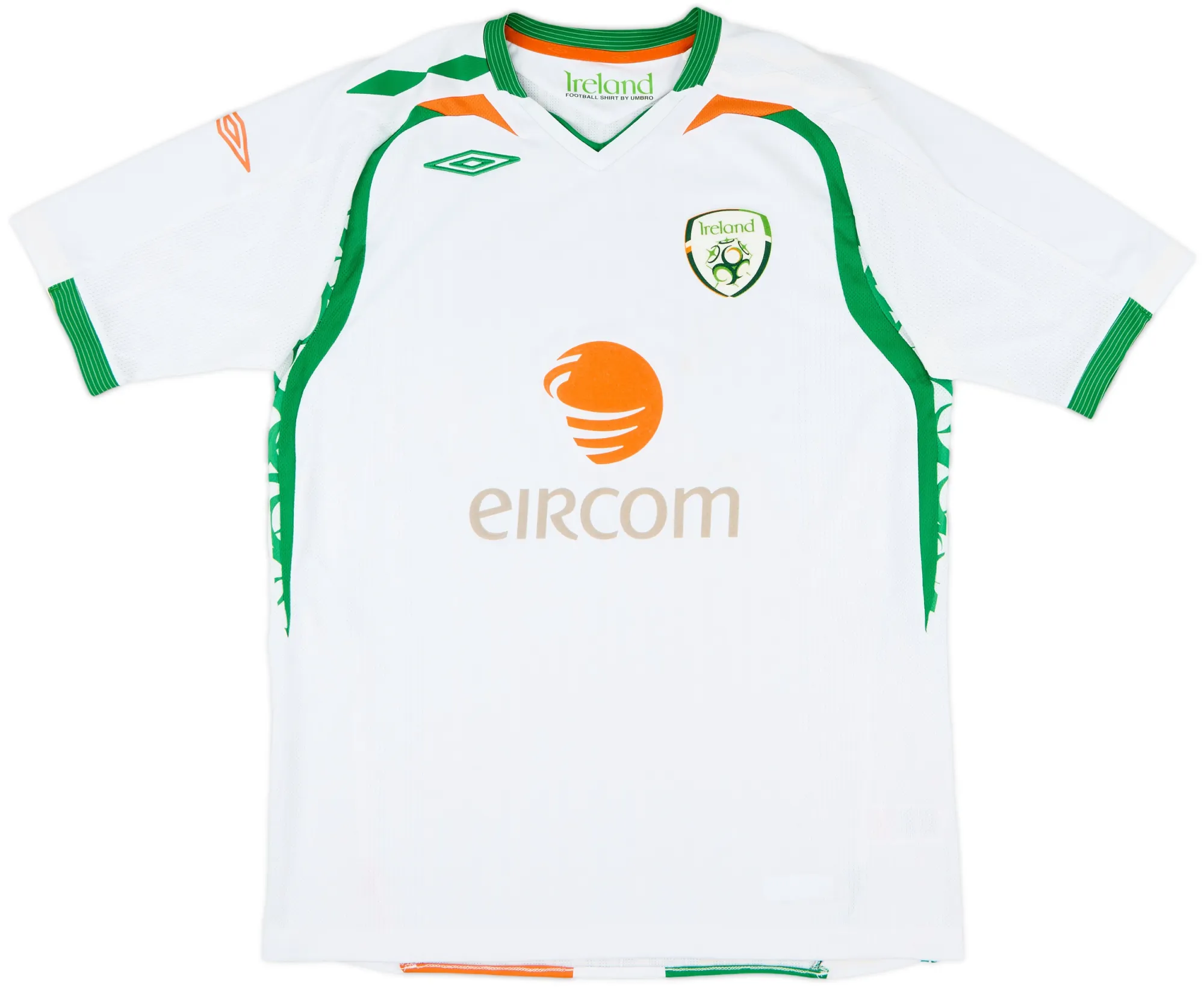 Umbro Republic of Ireland Mens SS Away Shirt 2008