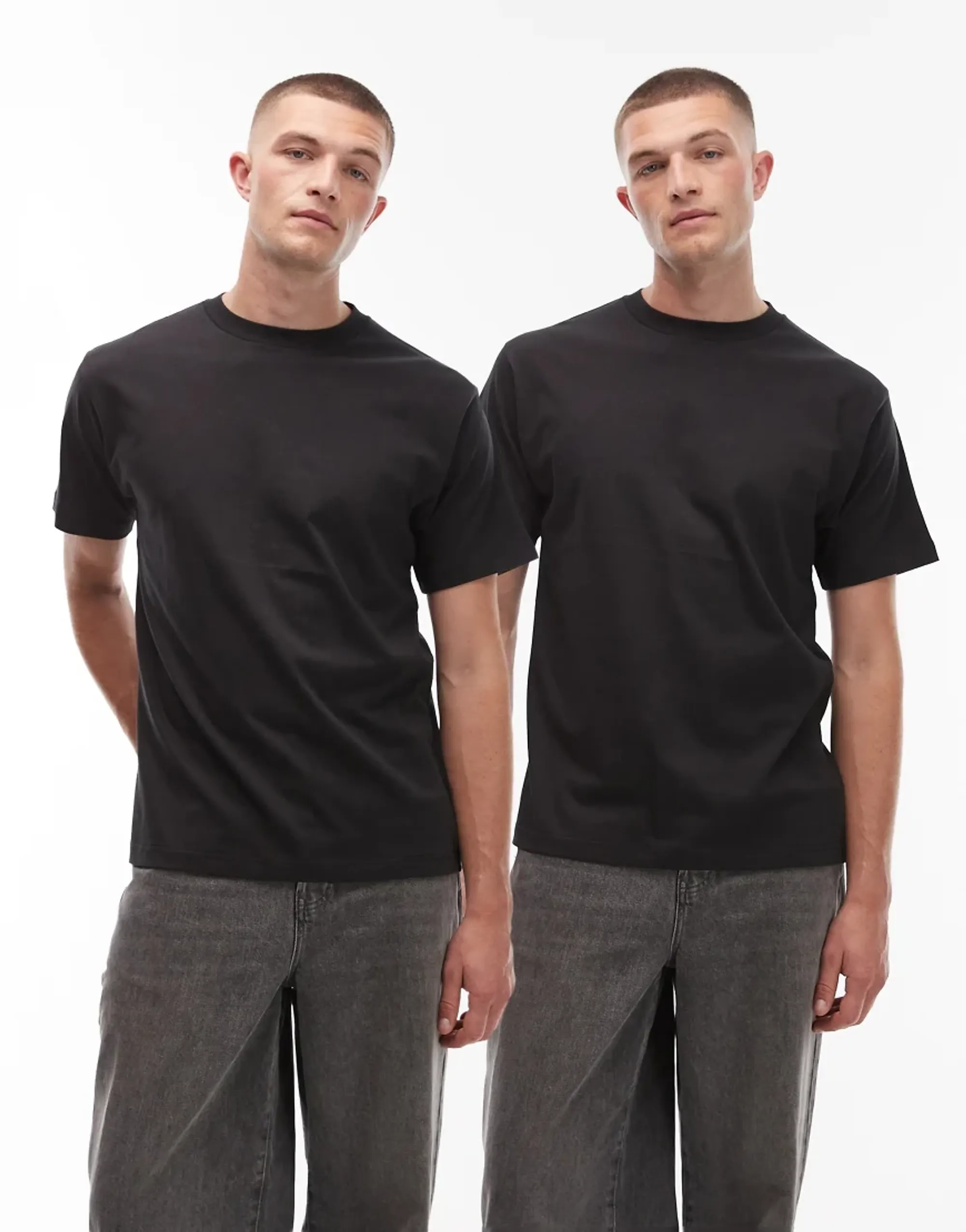 Vans - Vans Basic T-Shirt (2 Pack), Man, Black
