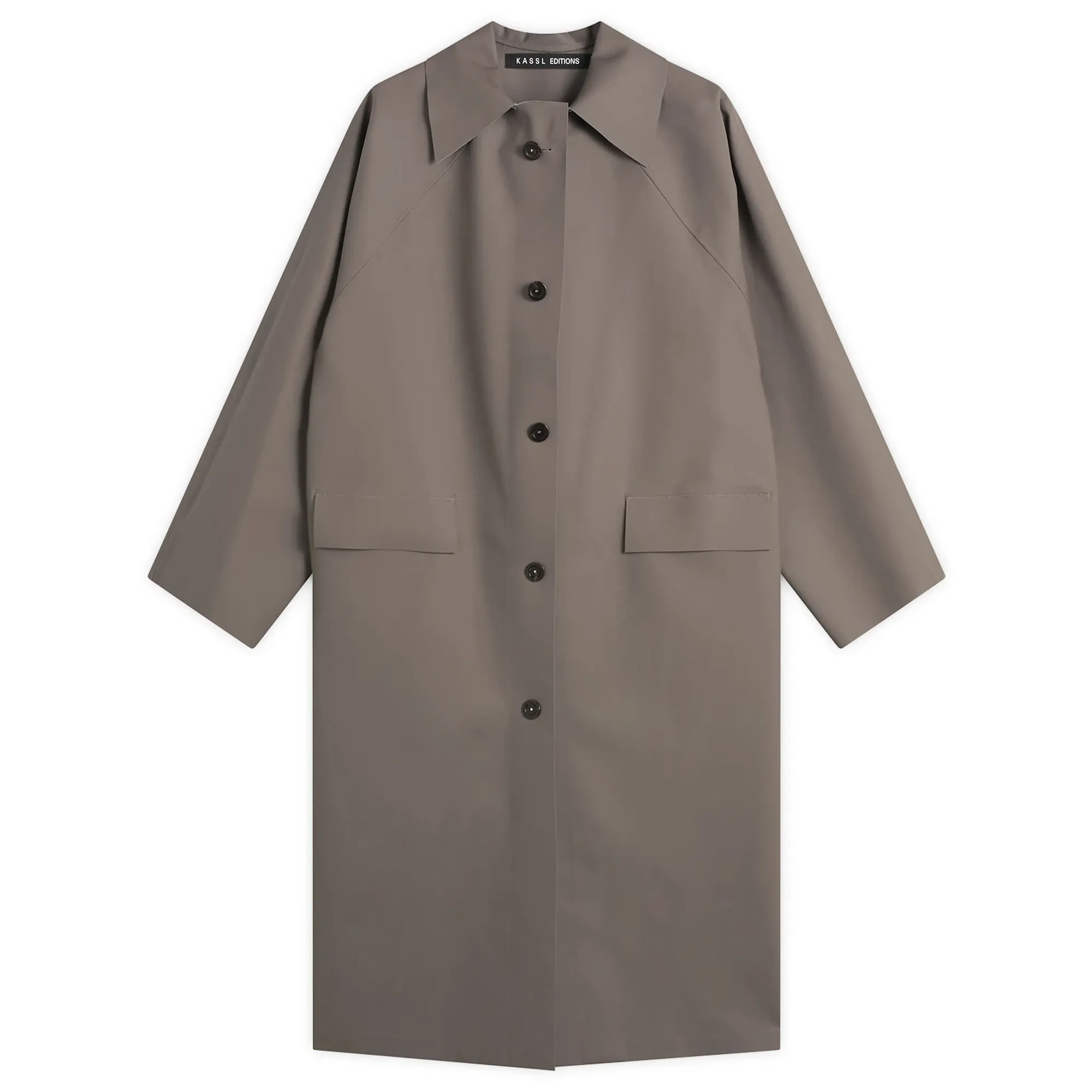 KASSL Editions Women's Original Below Rubber Mac Jacket Ash