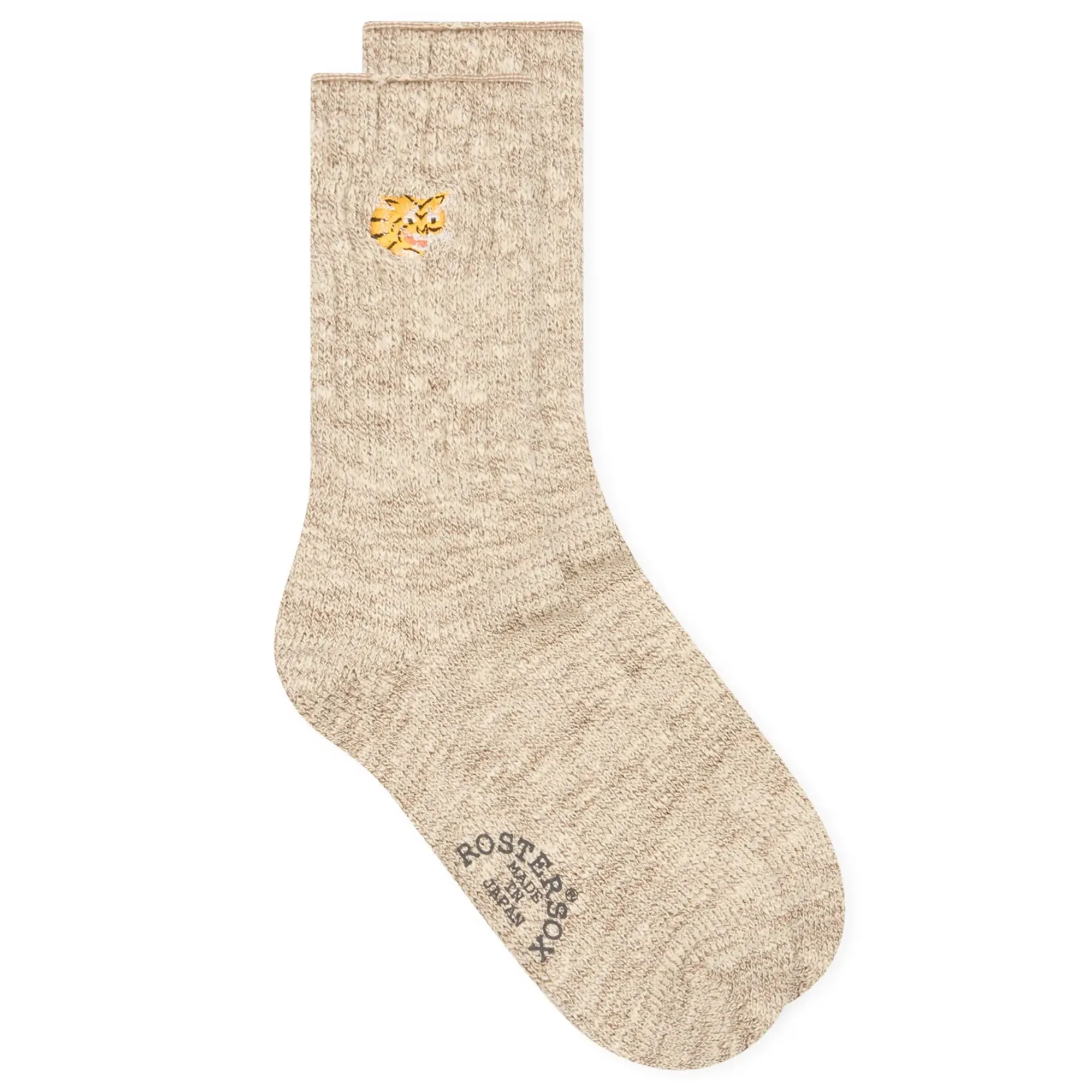Rostersox B Tiger Socks Beige
