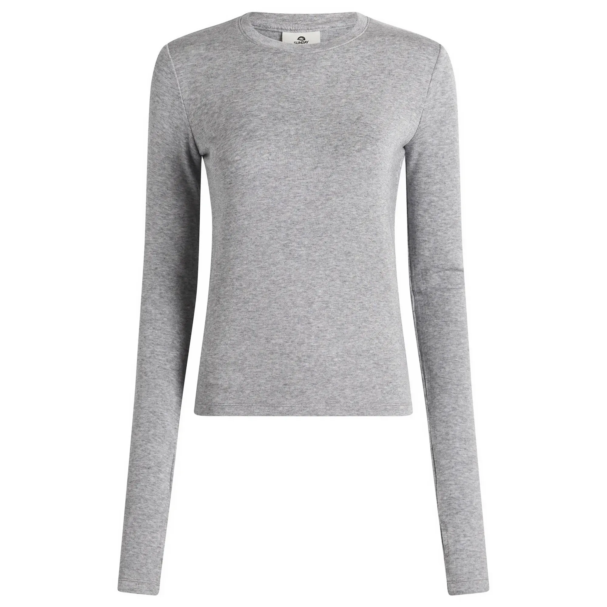 SUNDAYFRUITMARKET Women's Mini Sun Long Sleeve Top Grey
