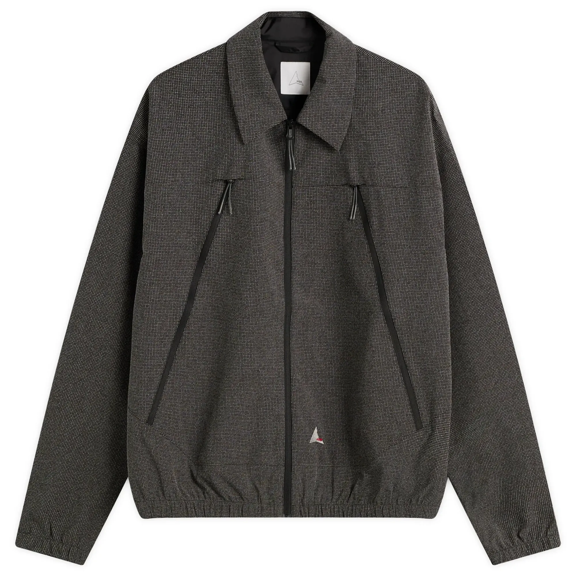 ROA Men's Lamon Reinforced Technical Zip Up Shirt Black