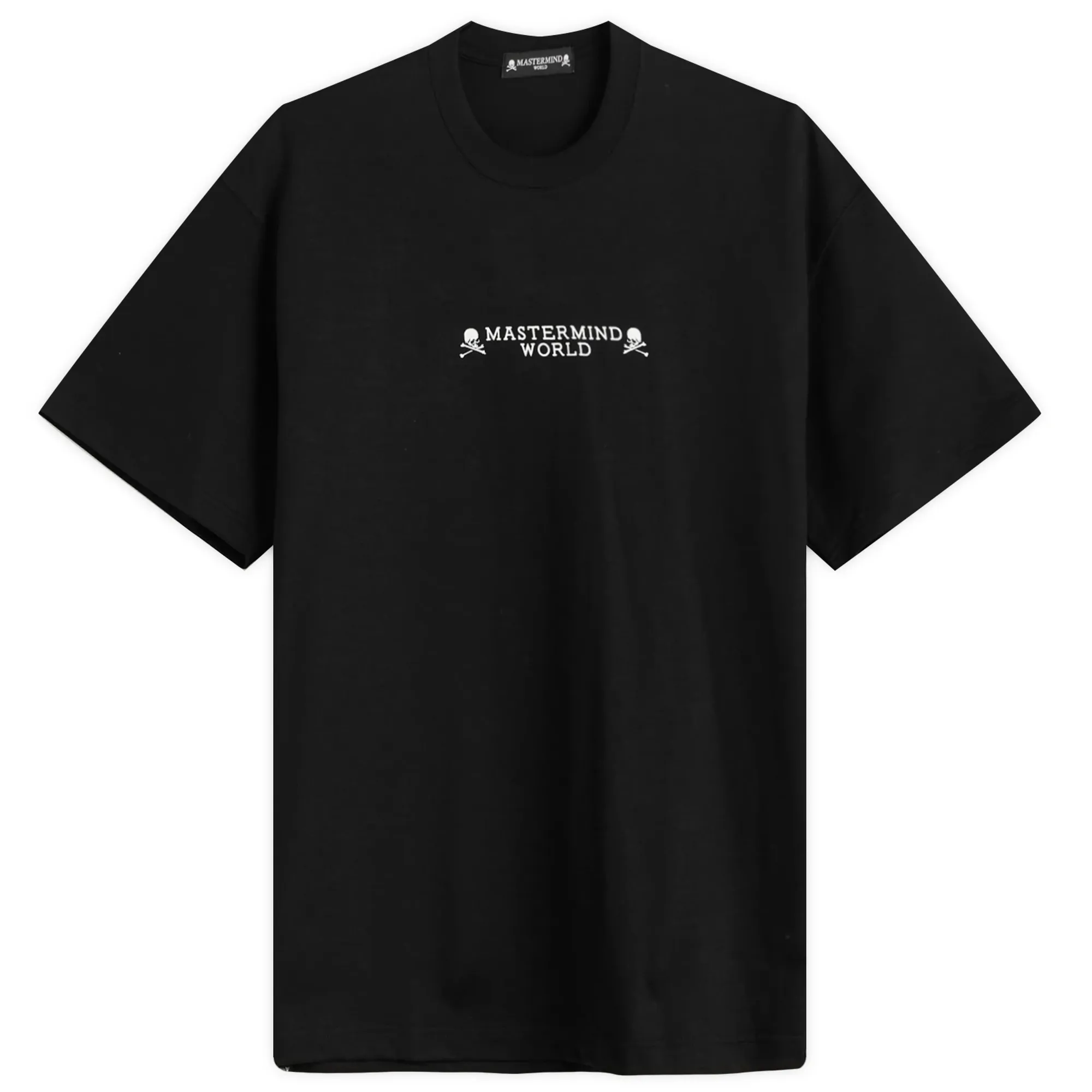 MASTERMIND WORLD Men's "I Do Not Care" Short Sleeve T-Shirt Black