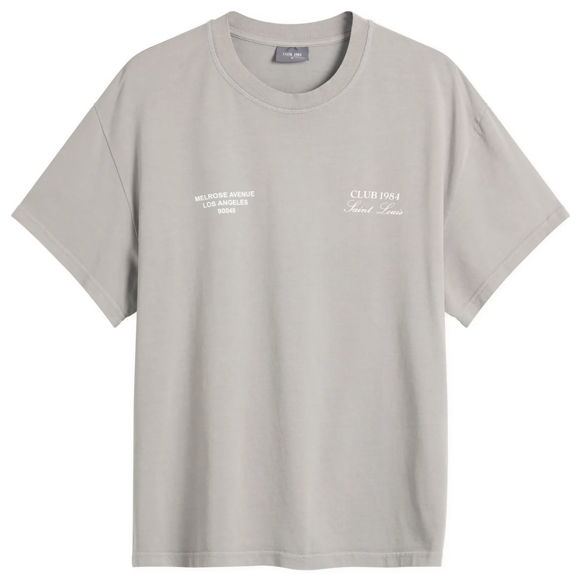 Club 1984 Men's Melrose T-Shirt Light Washed Grey