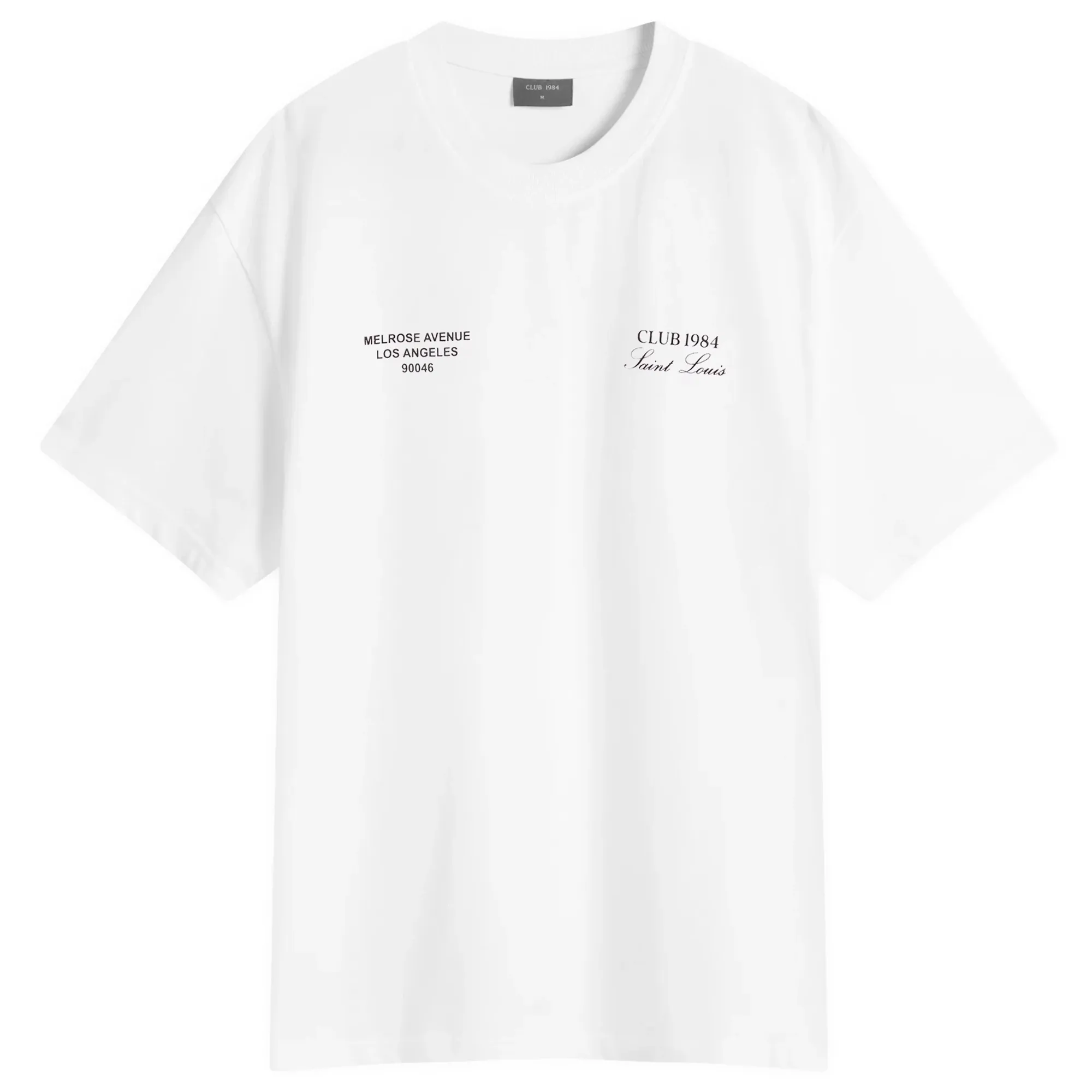 Club 1984 Men's Melrose T-Shirt White