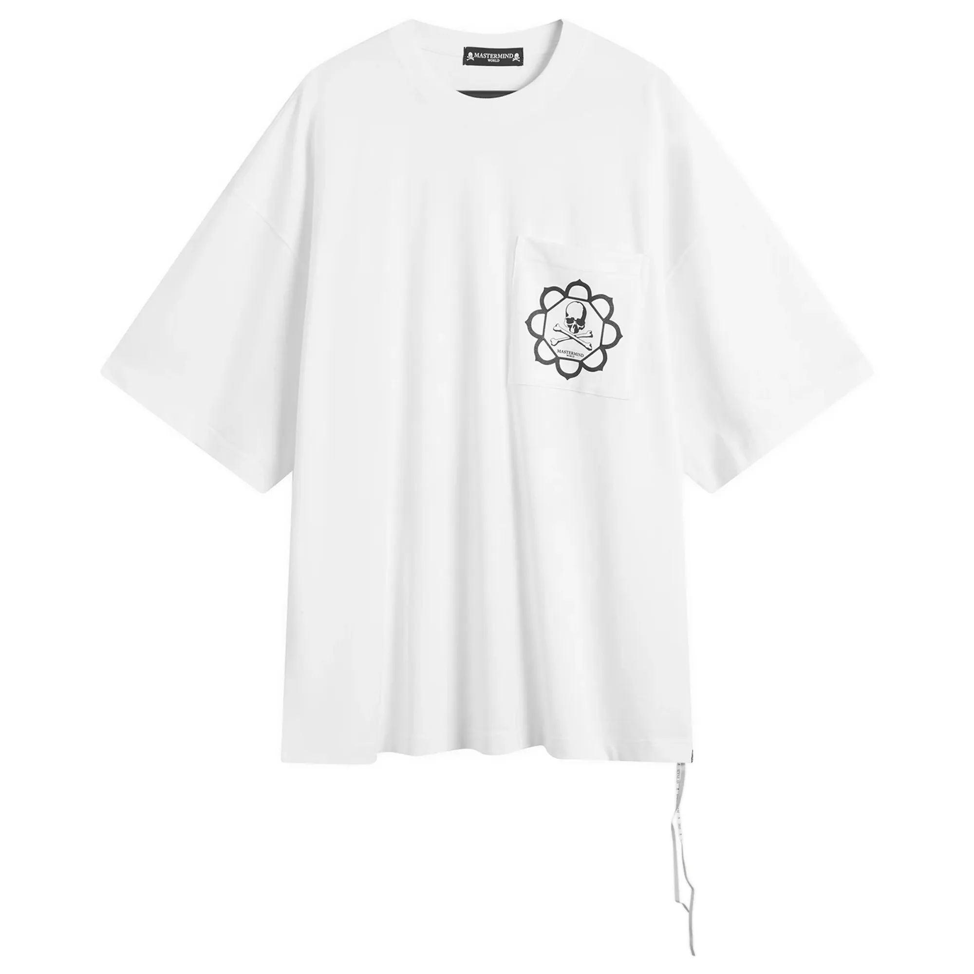 MASTERMIND WORLD Men's Pocket Short Sleeve T-Shirt White