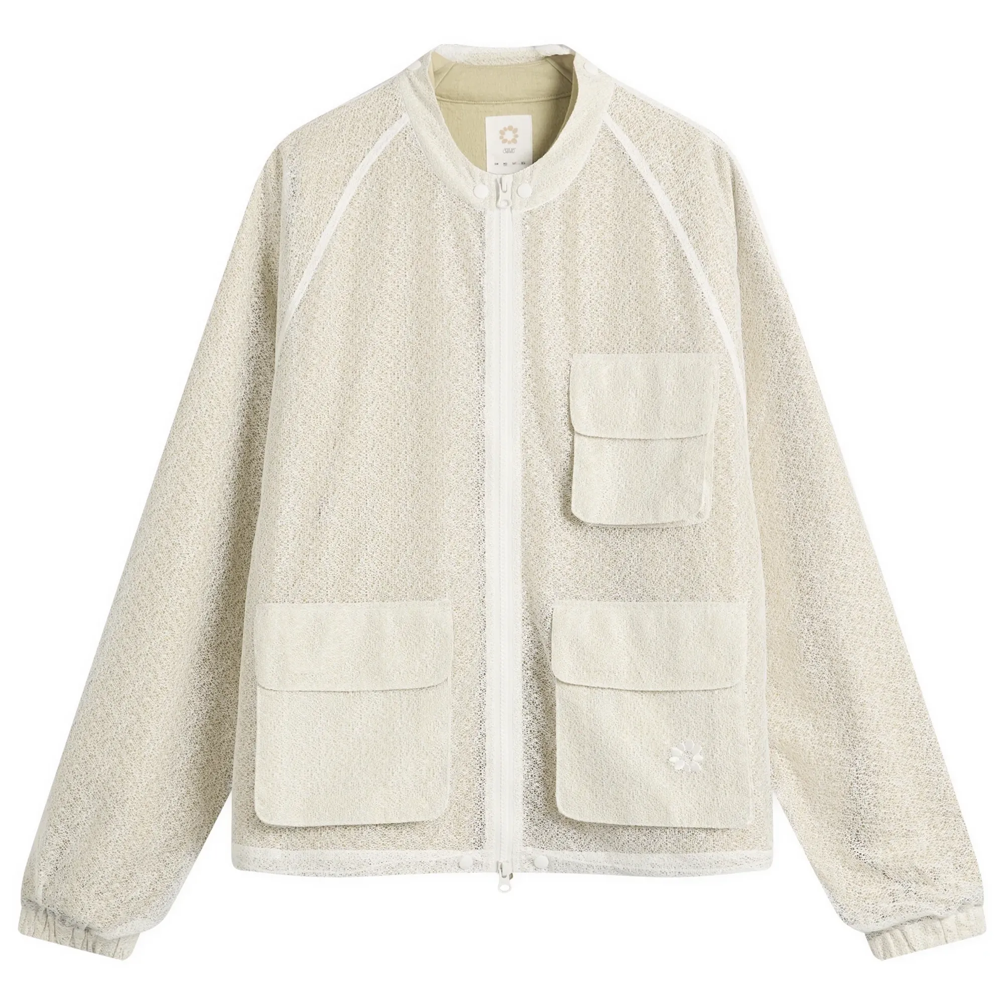 Gander Men's Castle 2 in 1 Mesh Jacket White/Green