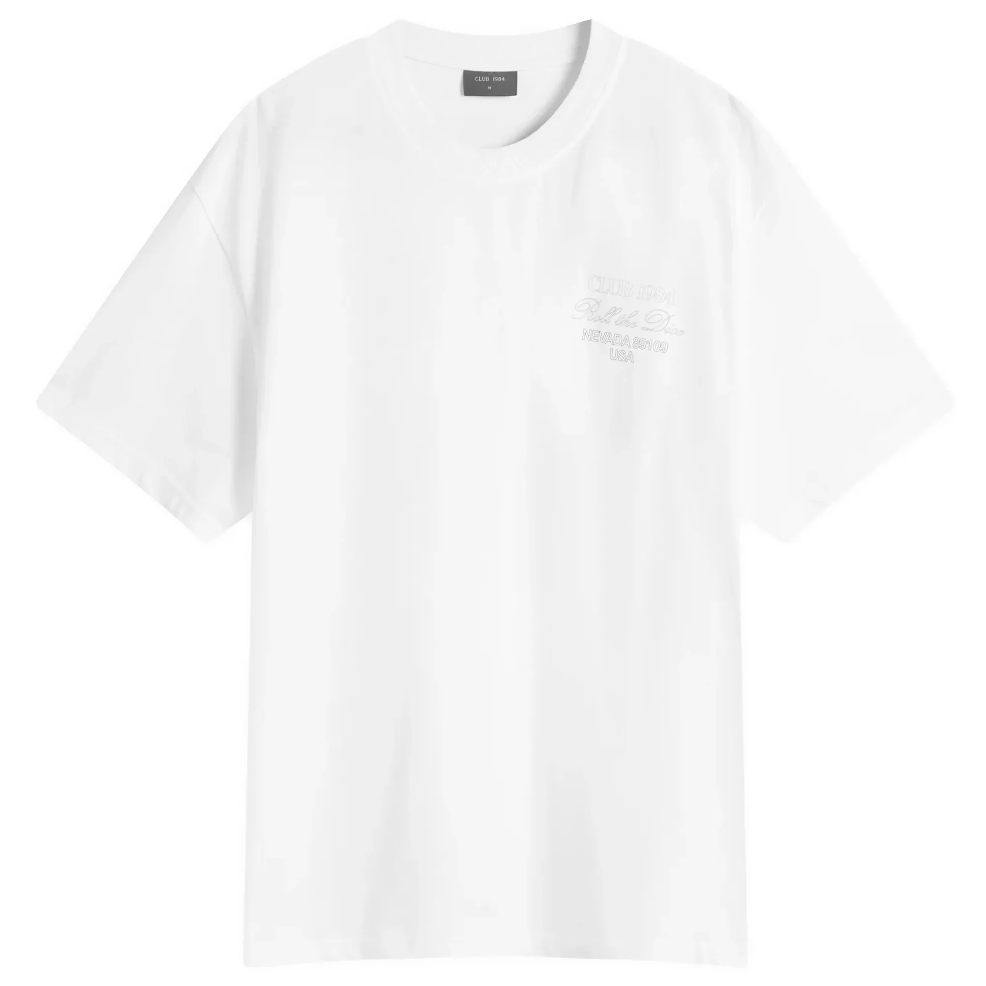 Club 1984 Men's Roll The Dice T-Shirt White