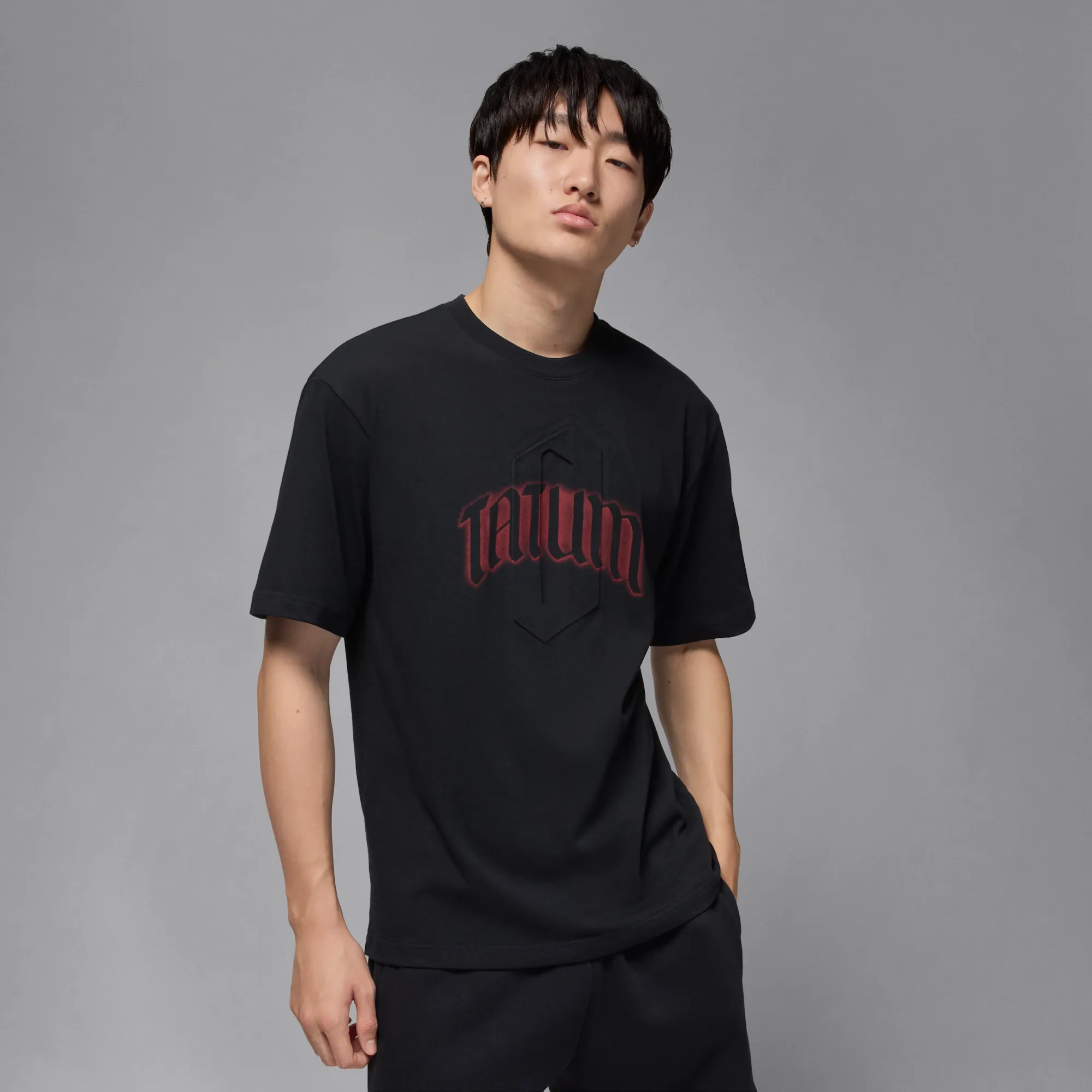 Nike Jordan Nike Tatum Men's T-Shirt - Black - Cotton