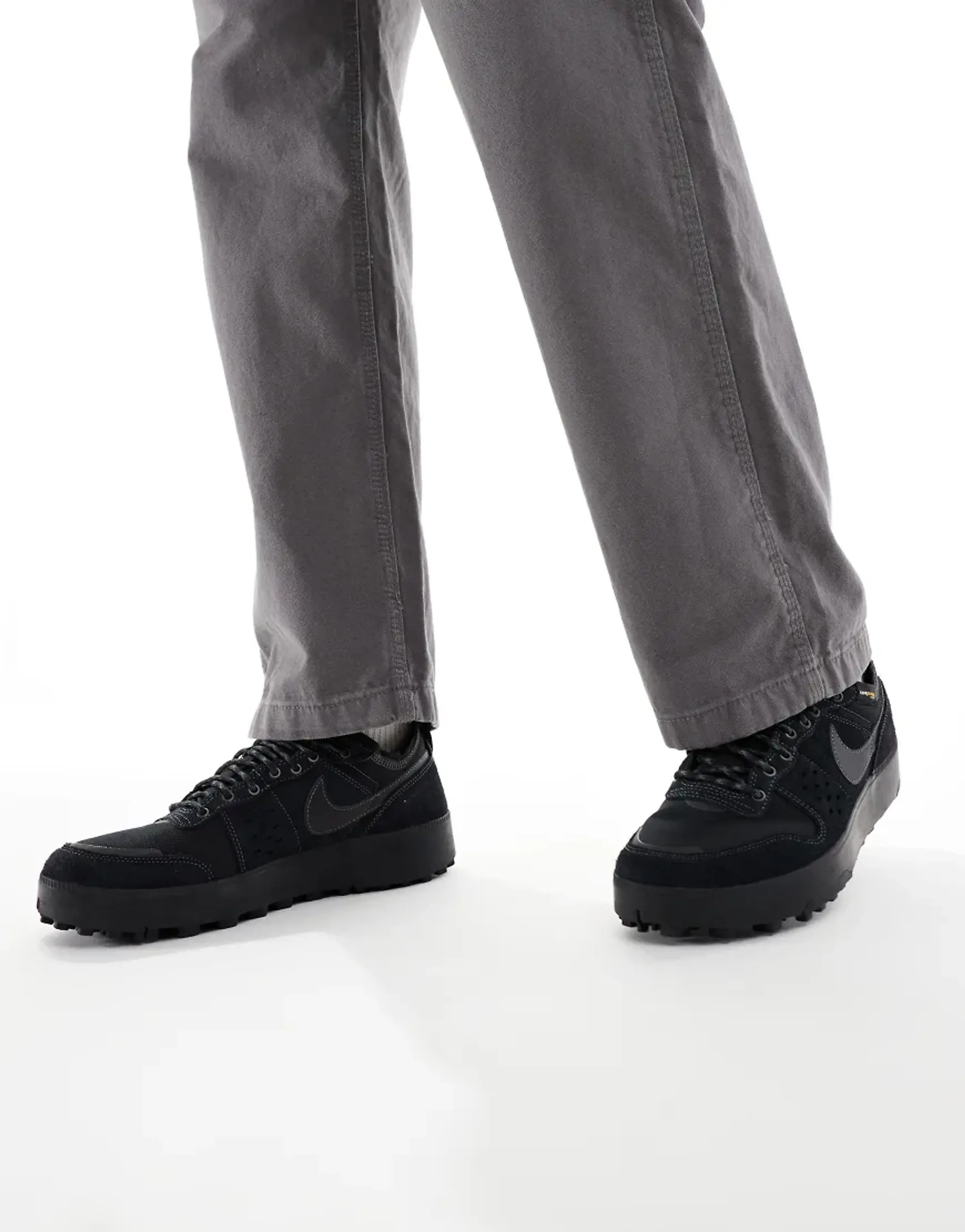 Nike C1ty Premium Trainers In Black