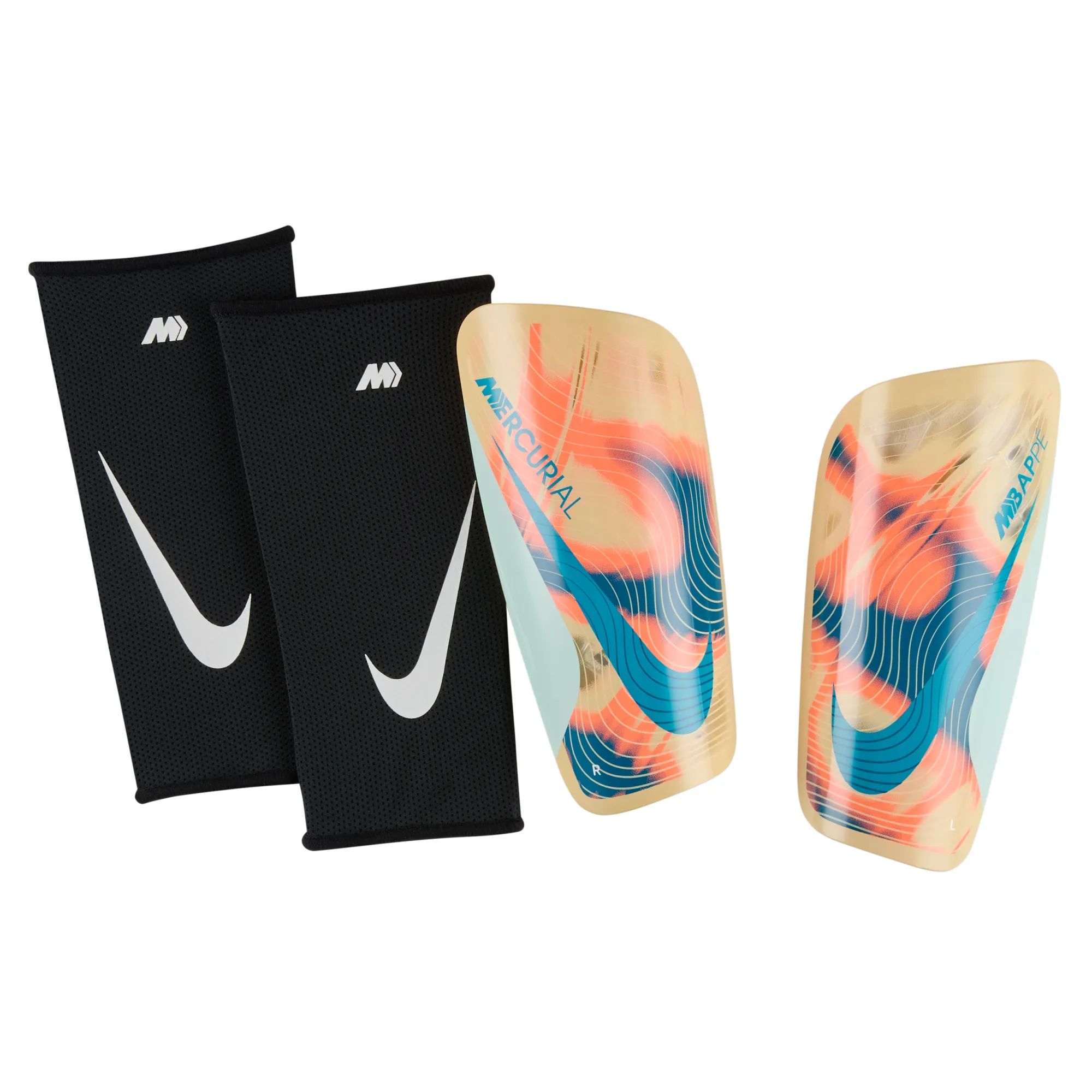 Nike Mercurial Lite 'Kylian Mbappé' Football Shinguards - Brown