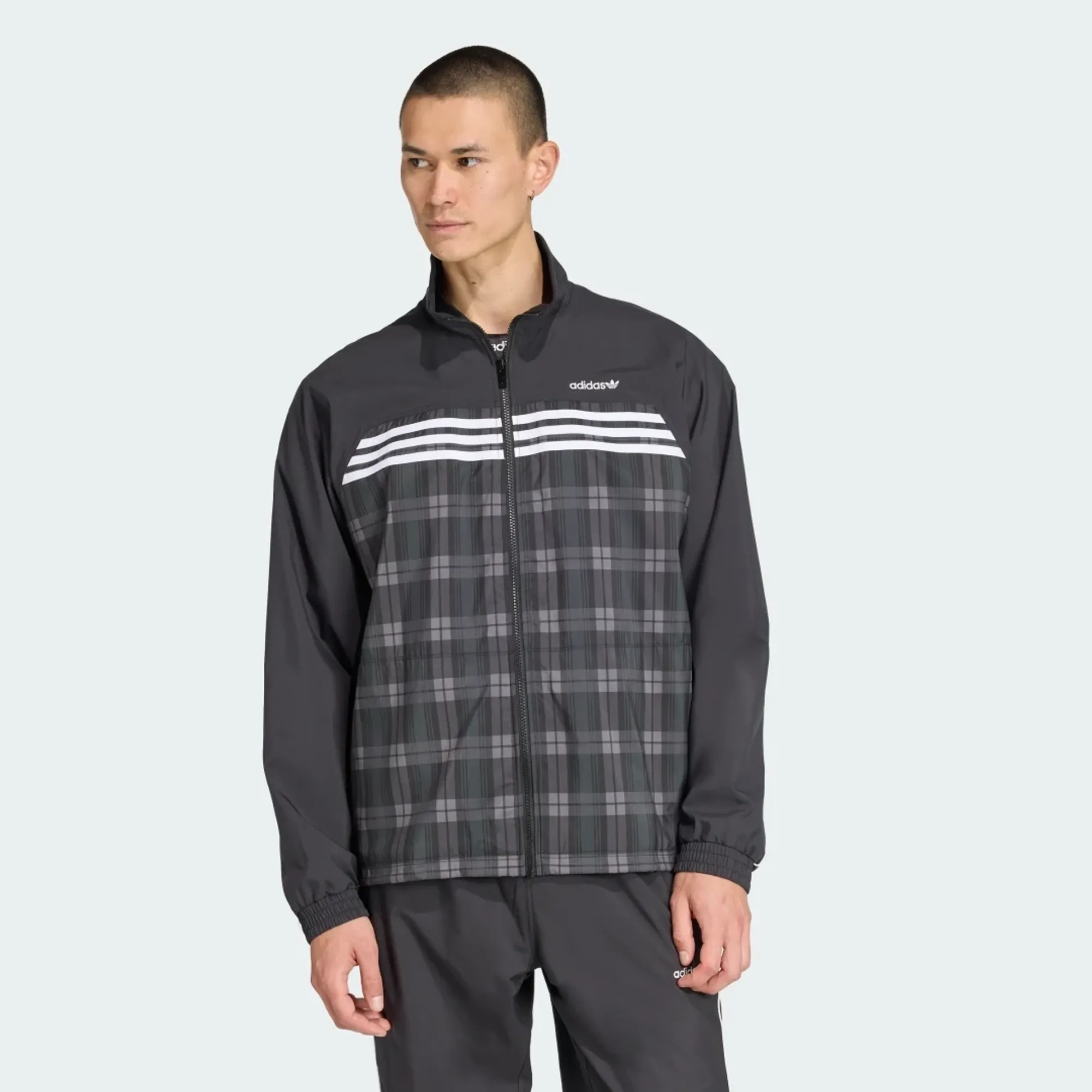 adidas Originals adidas Tartan Loose Track Top