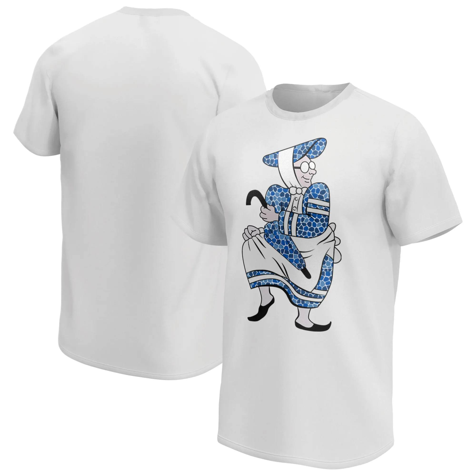 Everton Toffee Lady Graphic T -Shirt - White - Mens