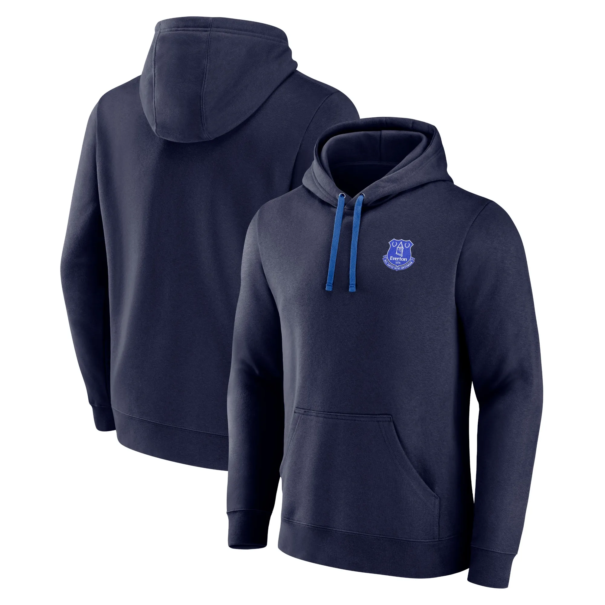 Everton Essentials Small Crest Overhead Hoodie - Navy - Mens