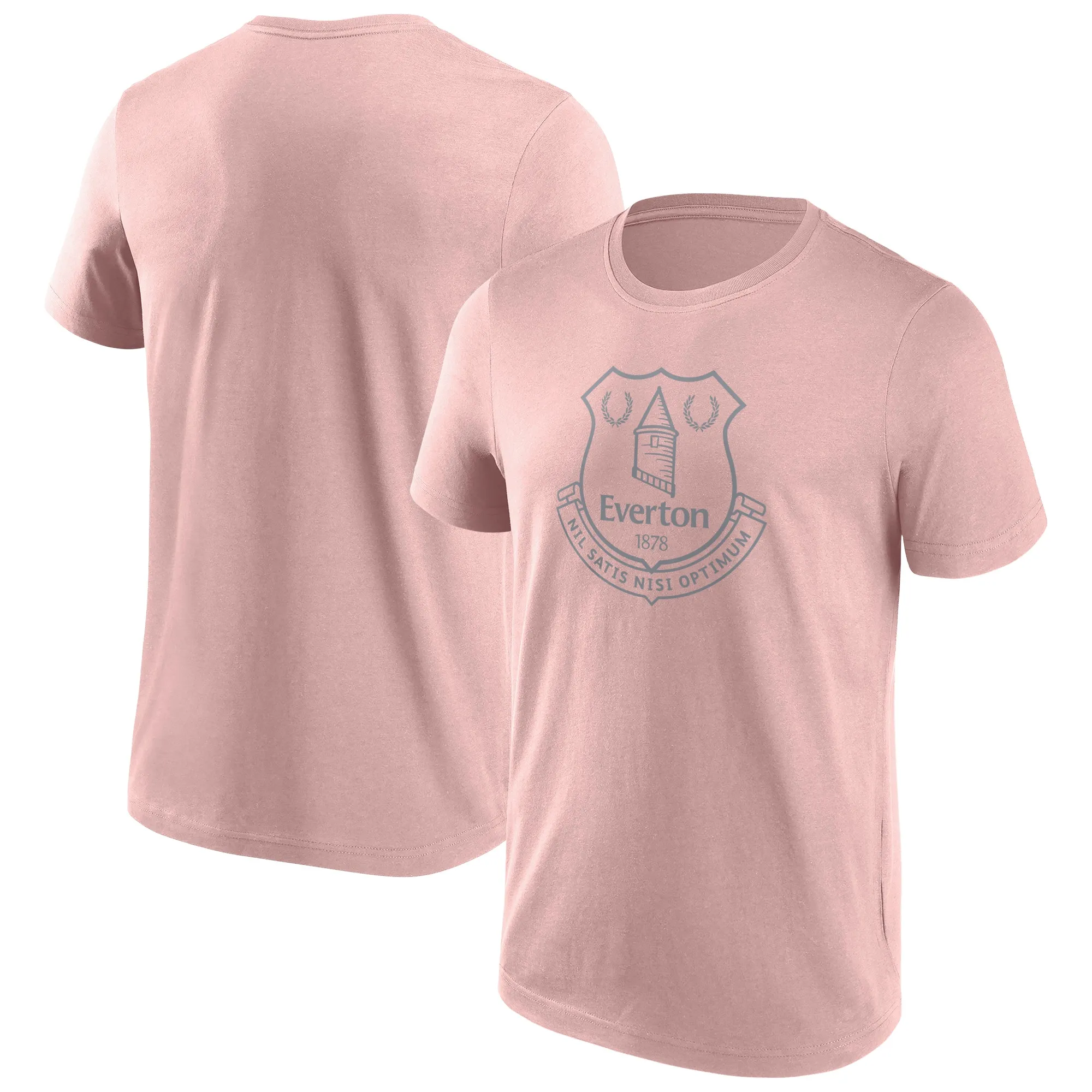 Everton Mono Logo Graphic T-shirt - Pink - Mens
