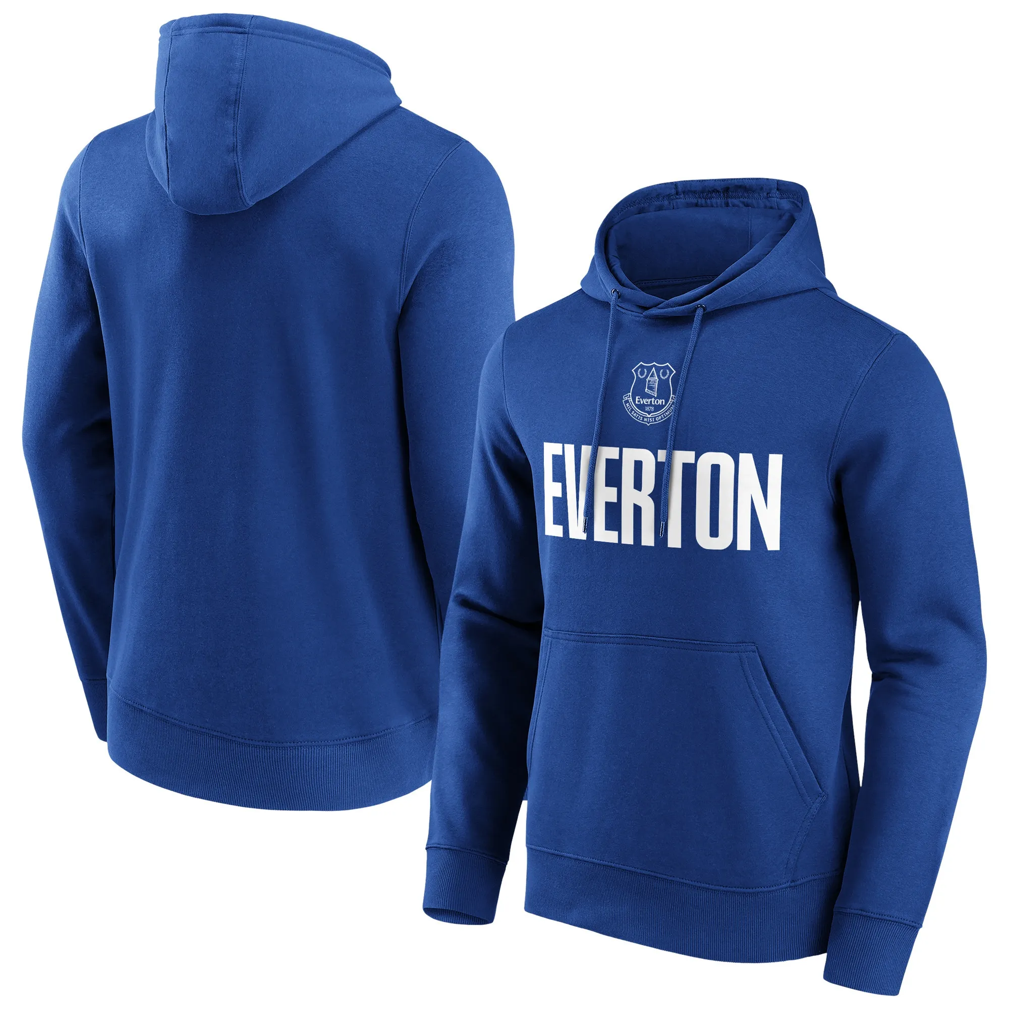Everton Wordmark Graphic Hoodie - Royal - Mens