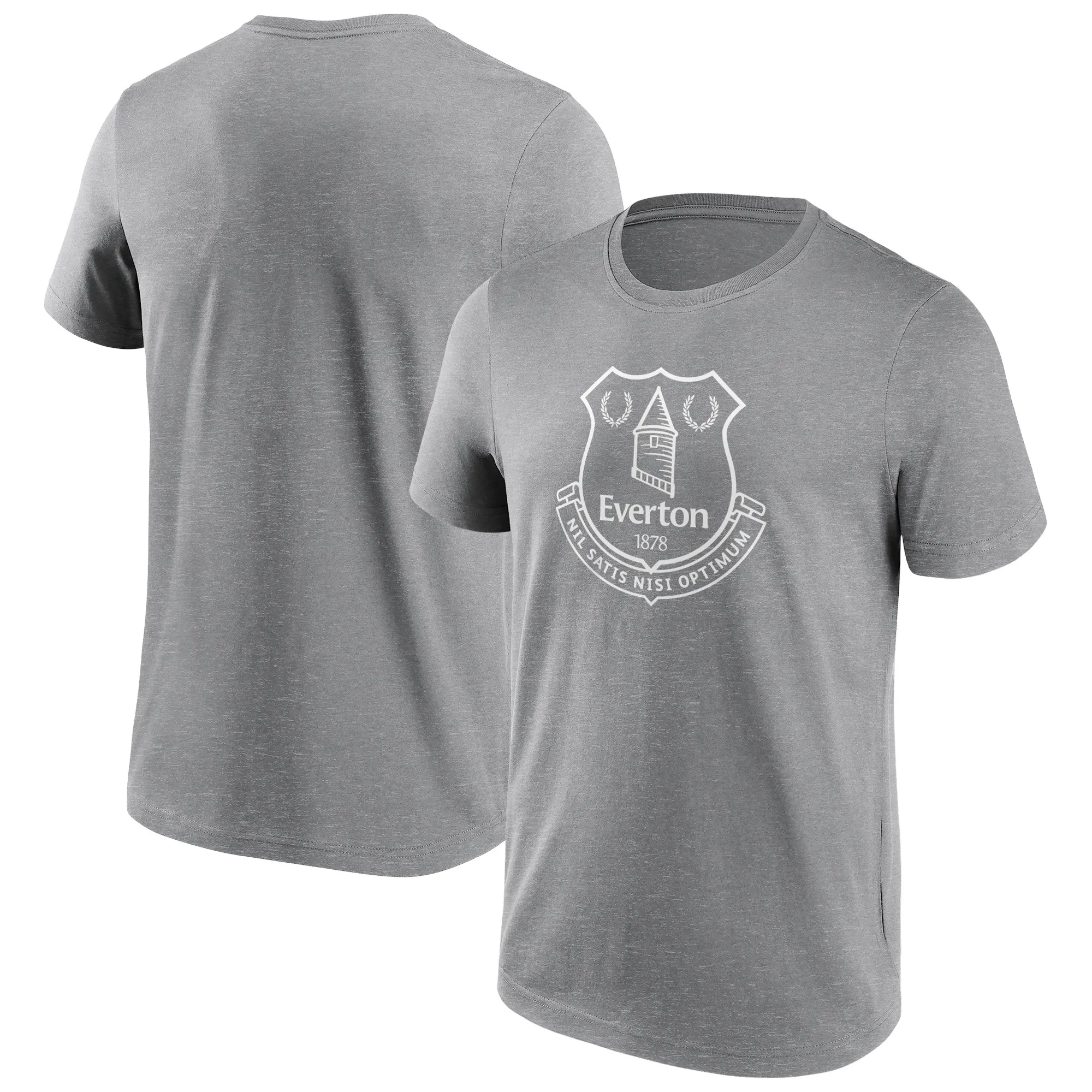 Everton Mono Logo Graphic T-shirt - Grey - Mens