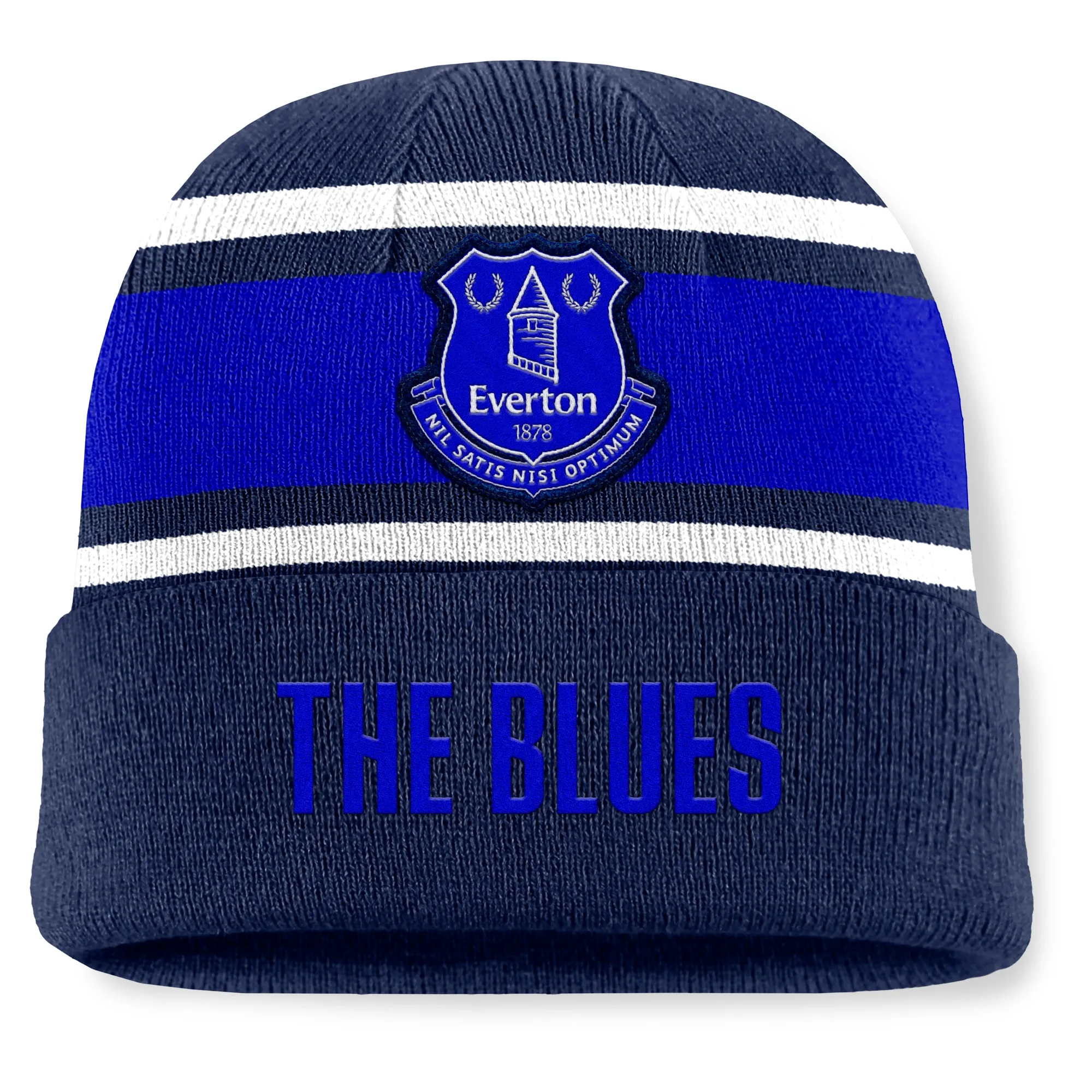 Everton Cuffed Beanie - Navy - Unisex