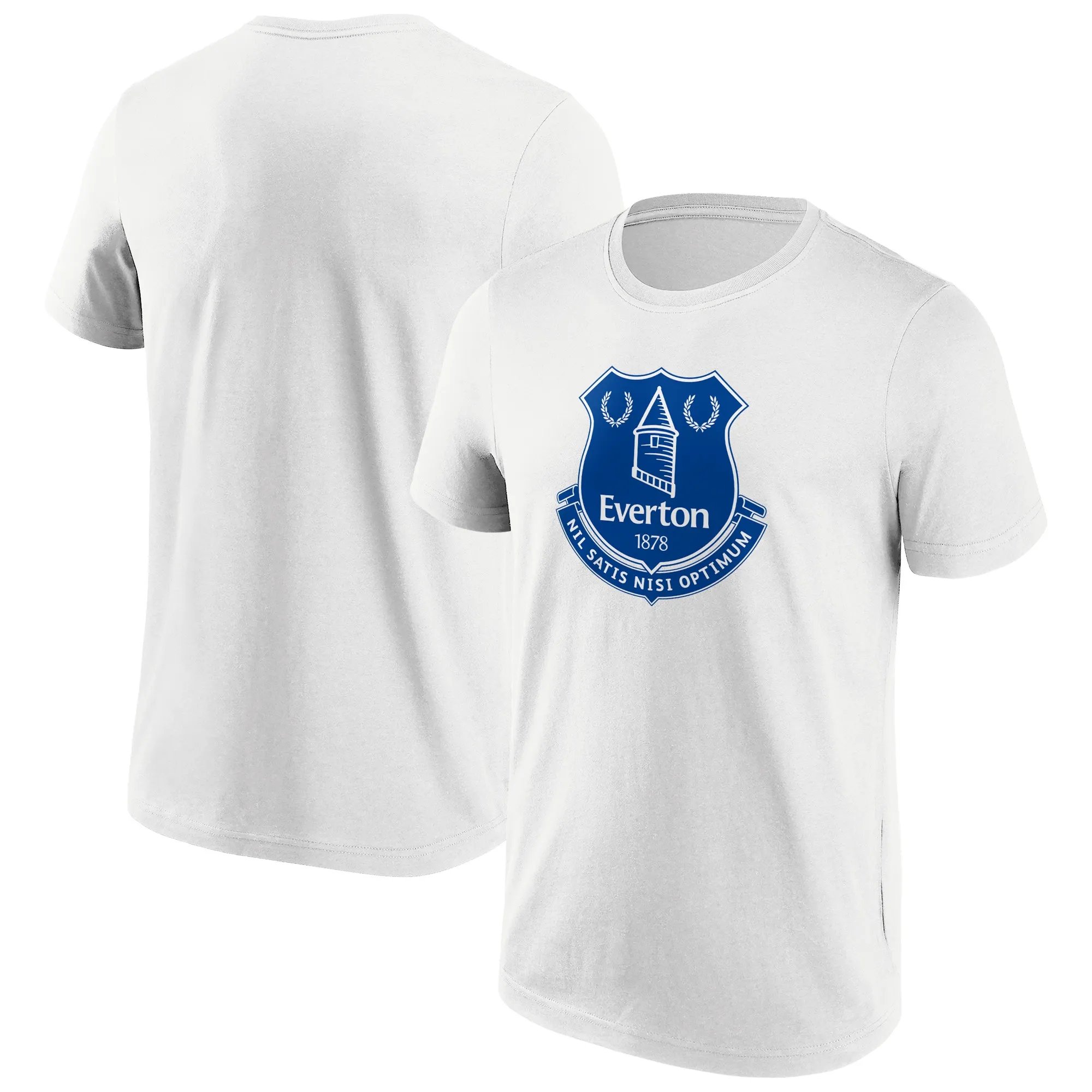 Everton Primary Logo T-shirt - White - Mens