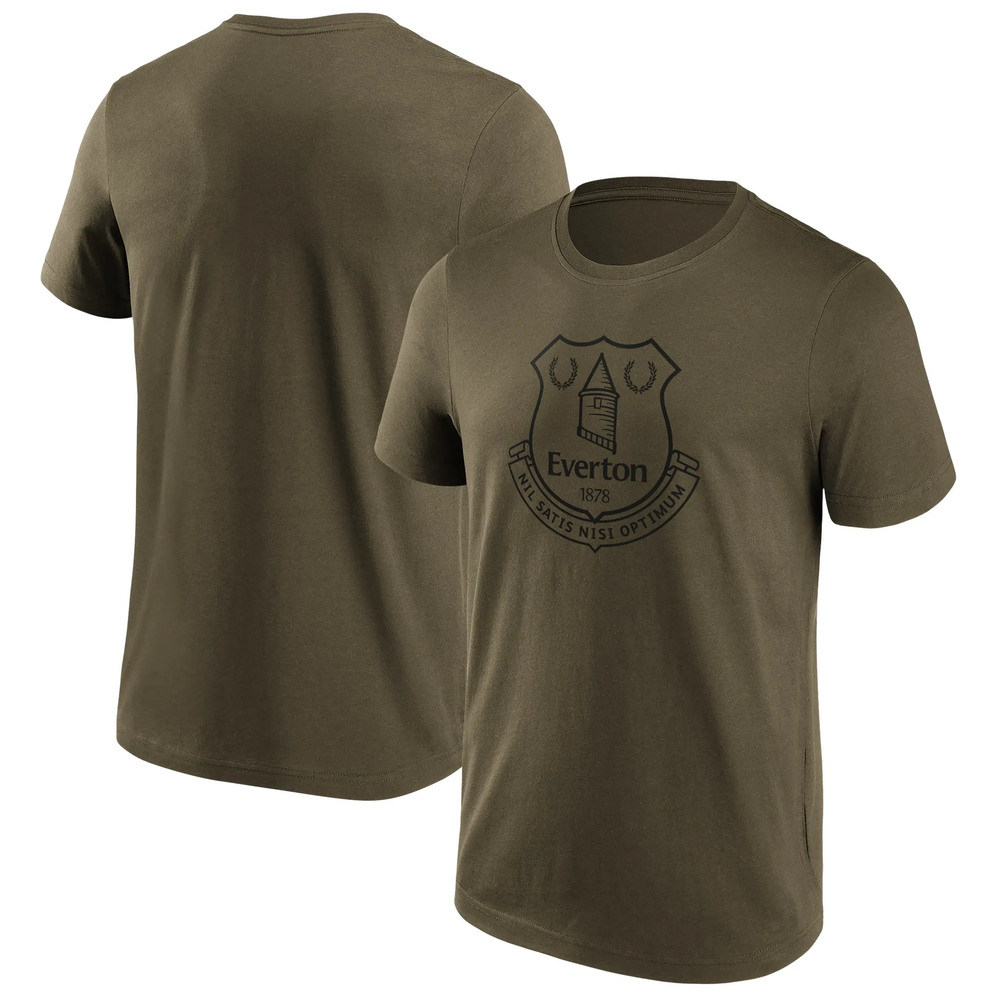 Everton Mono Logo Graphic T-shirt - Khaki - Mens