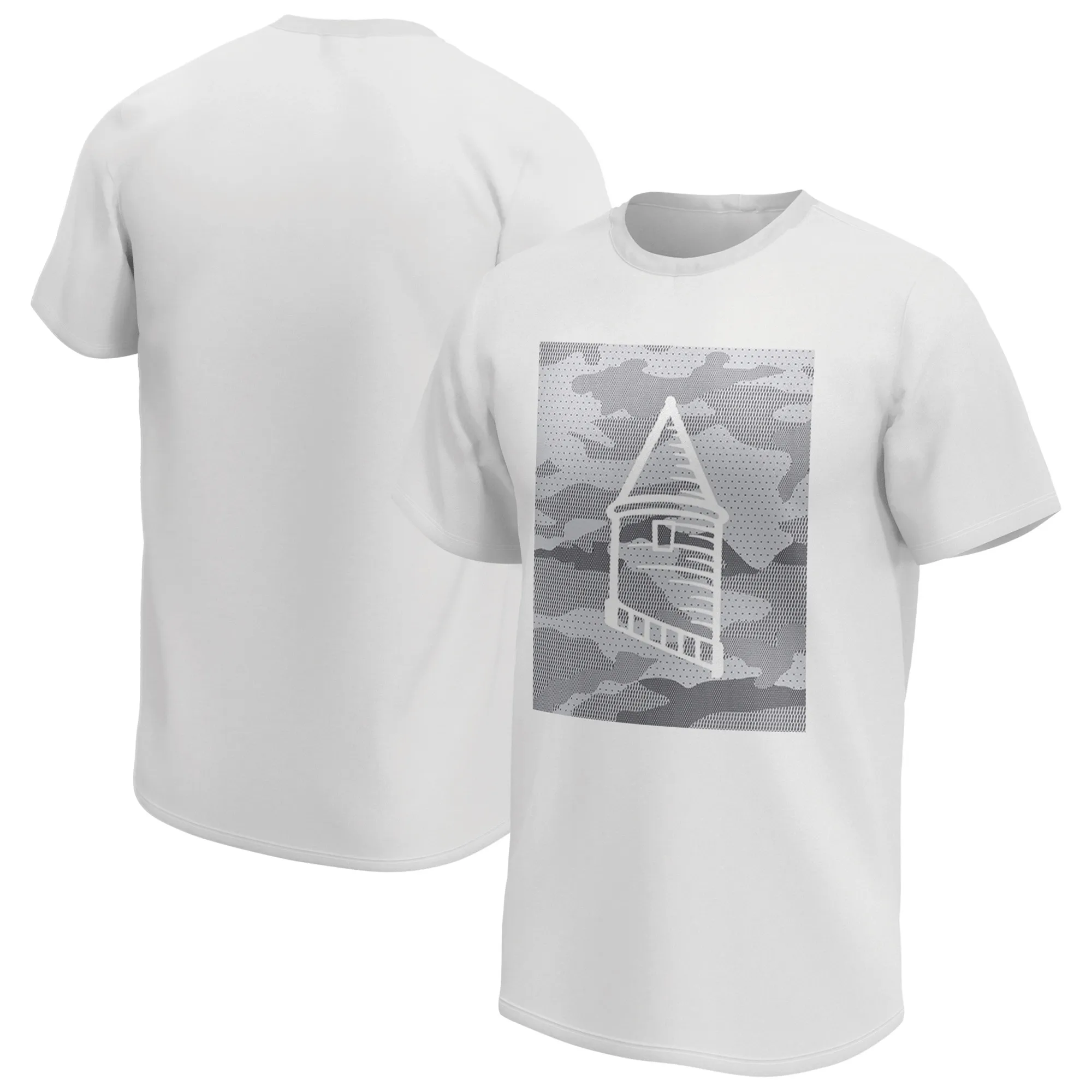 Everton Camo Tower Graphic T -Shirt - White - Mens