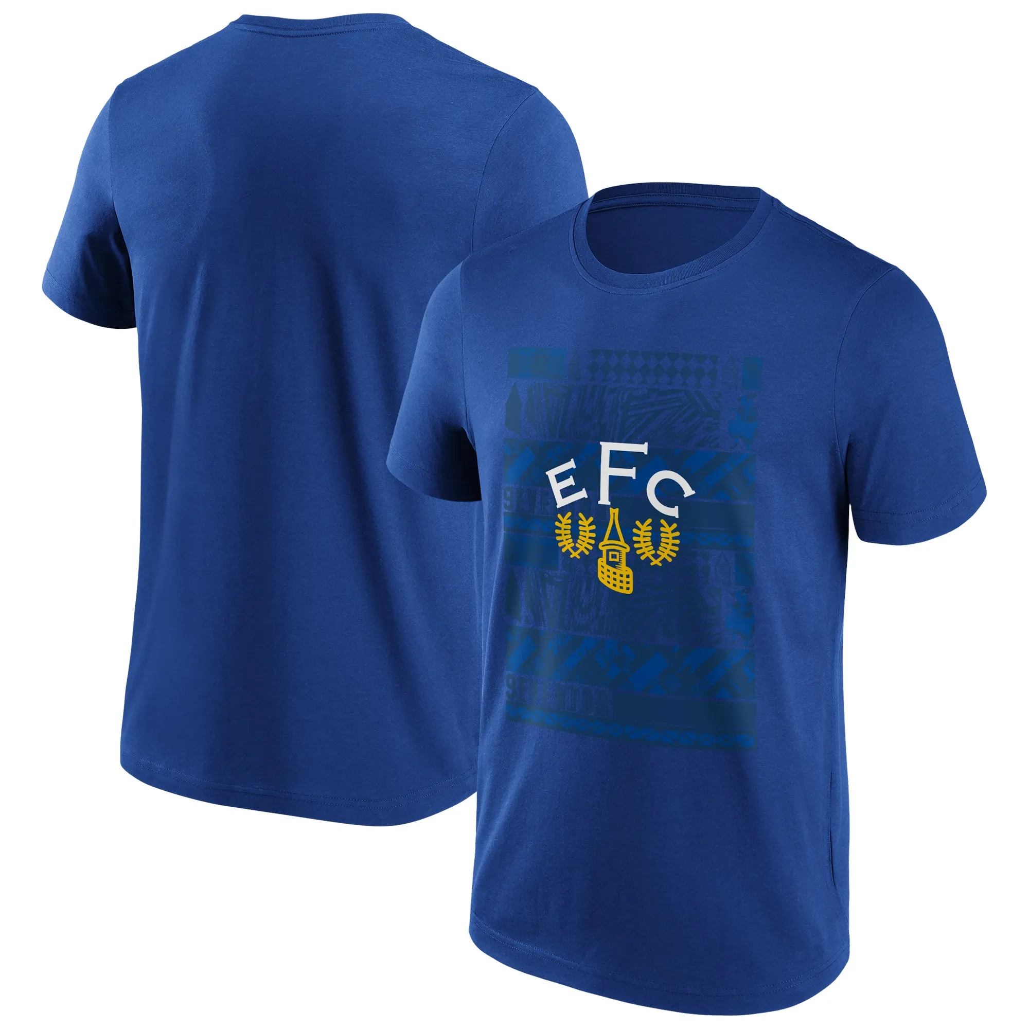 Everton Retro Hometown Graphic T-Shirt - Royal - Mens