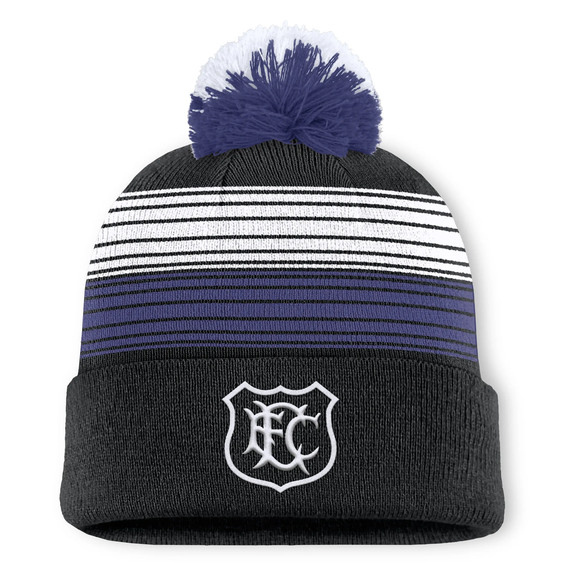 Everton Crash Cuffed Pom Beanie - Black - Unisex