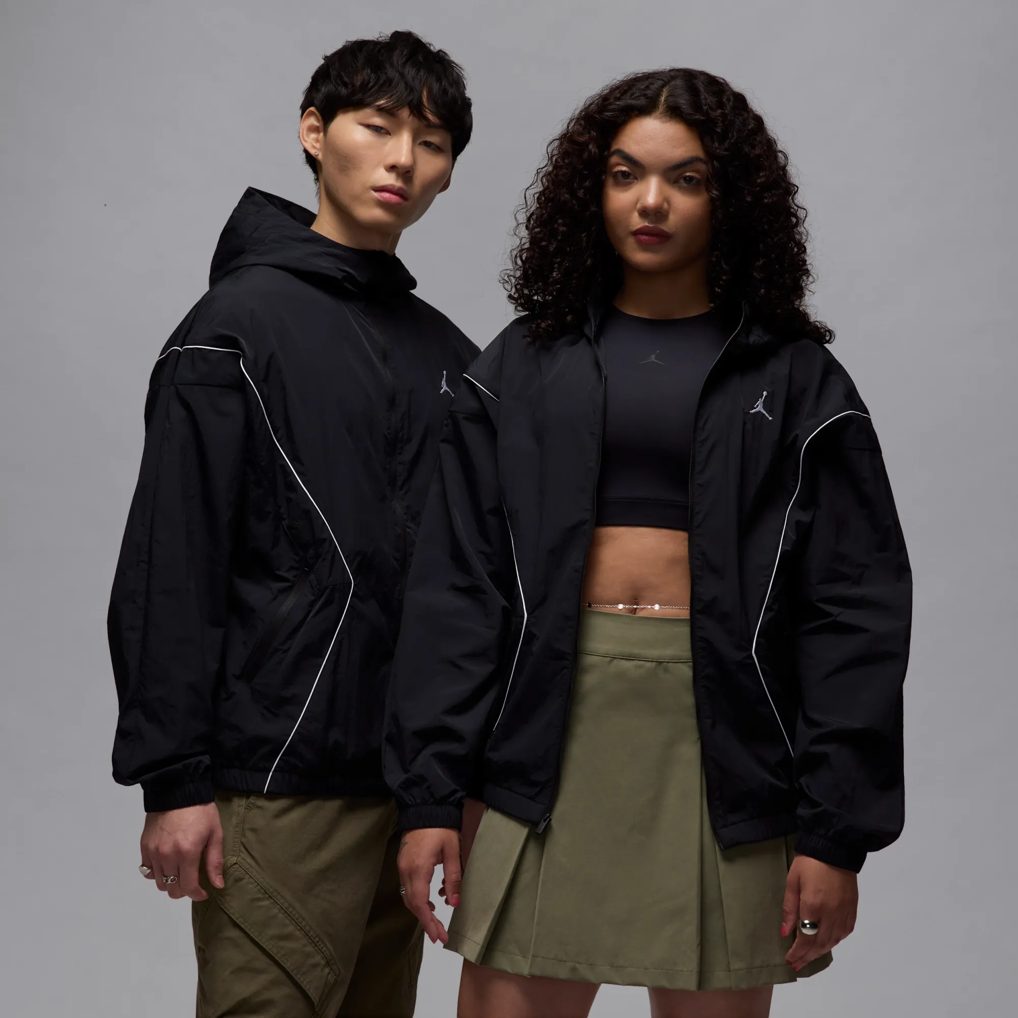 Nike Jordan Men's Lightweight Draft Jacket - Black - Nylon