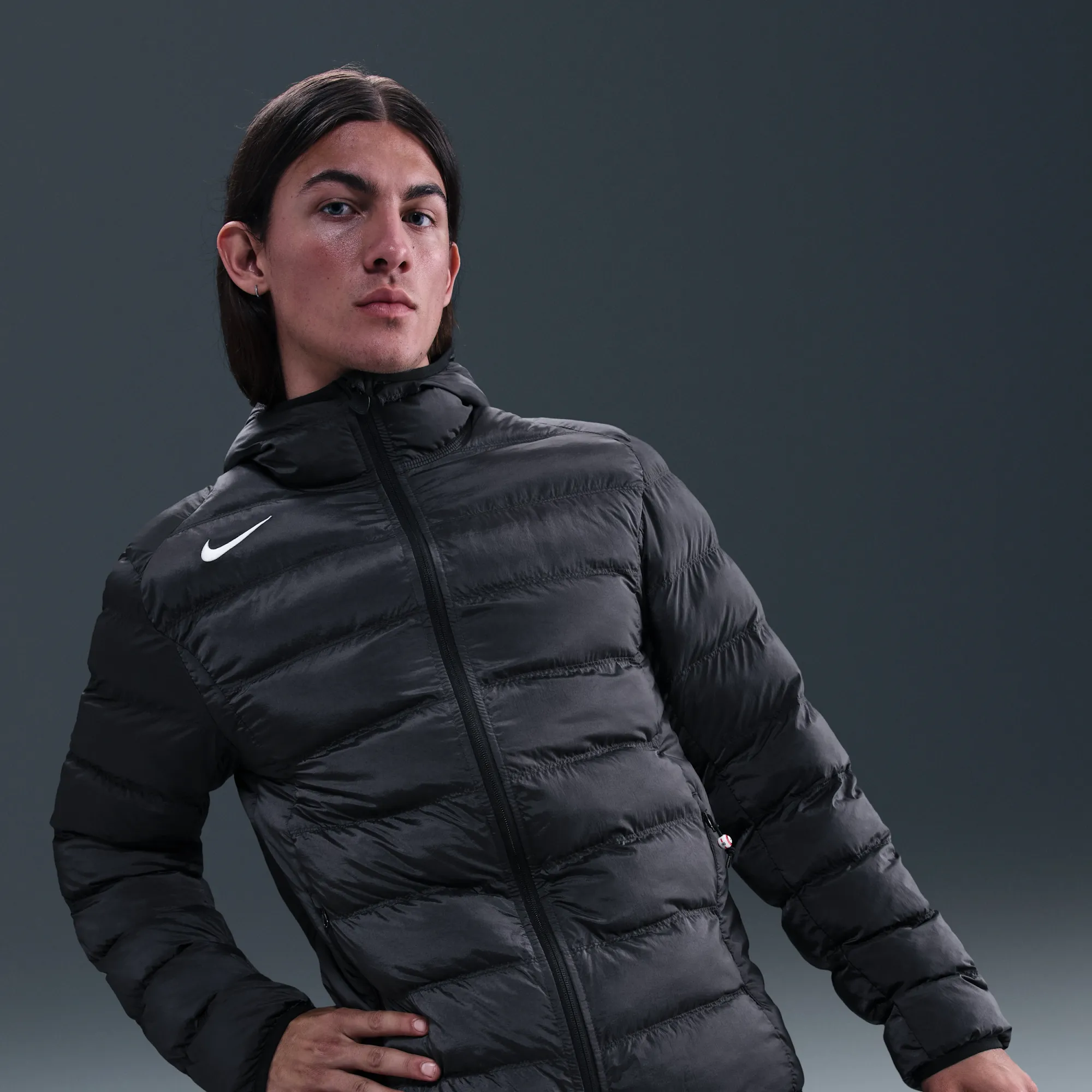 Nike Total 90 Men's Therma-FIT Football Puffer Jacket - Black