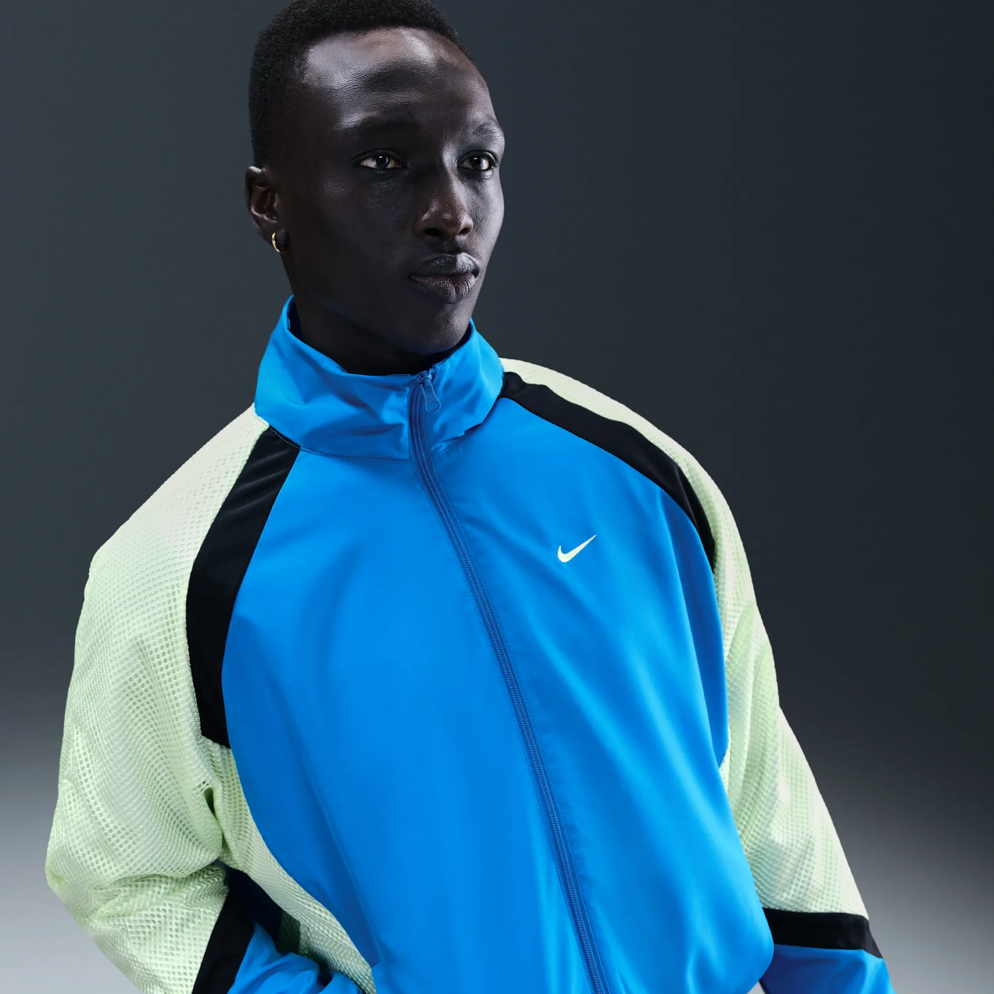 Nike Icon Men's Woven Basketball Jacket - Blue - Polyester