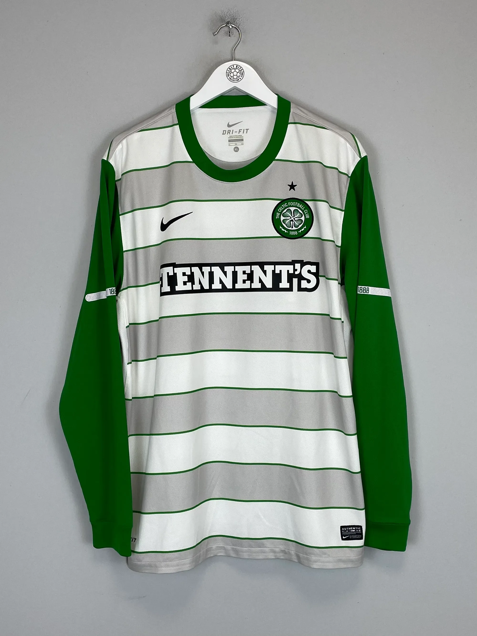 2011/12 CELTIC #9 L/S AWAY SHIRT (XL) NIKE | Cult Kits