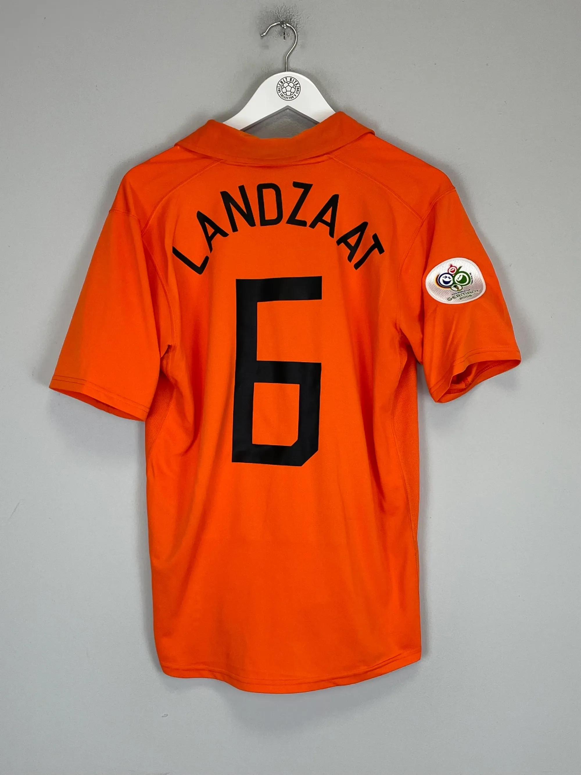 2006/08 NETHERLANDS LANDZAAT #6 HOME SHIRT (M) NIKE | Cult Kits
