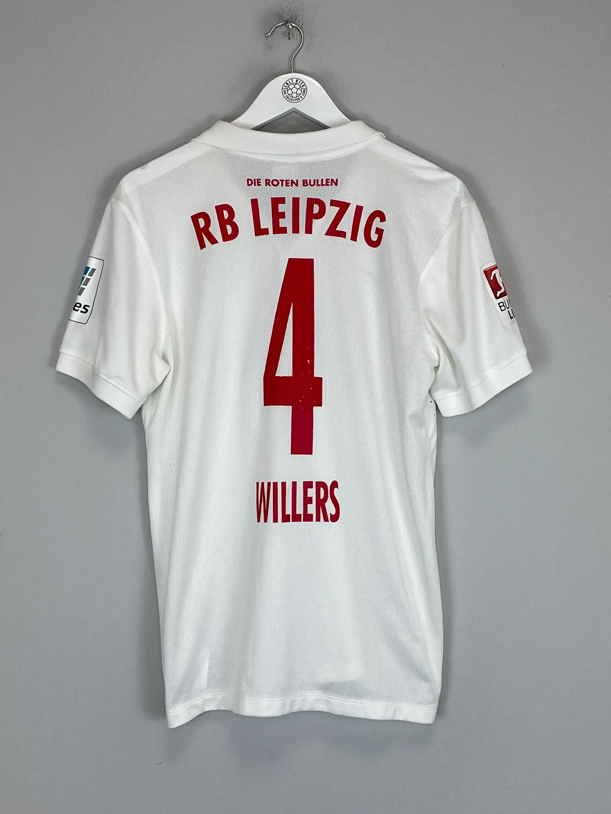 2014/15 RED BULL LEIPZIG WILLERS #4 *PLAYER ISSUE* HOME SHIRT (M) NIKE | Cult Kits