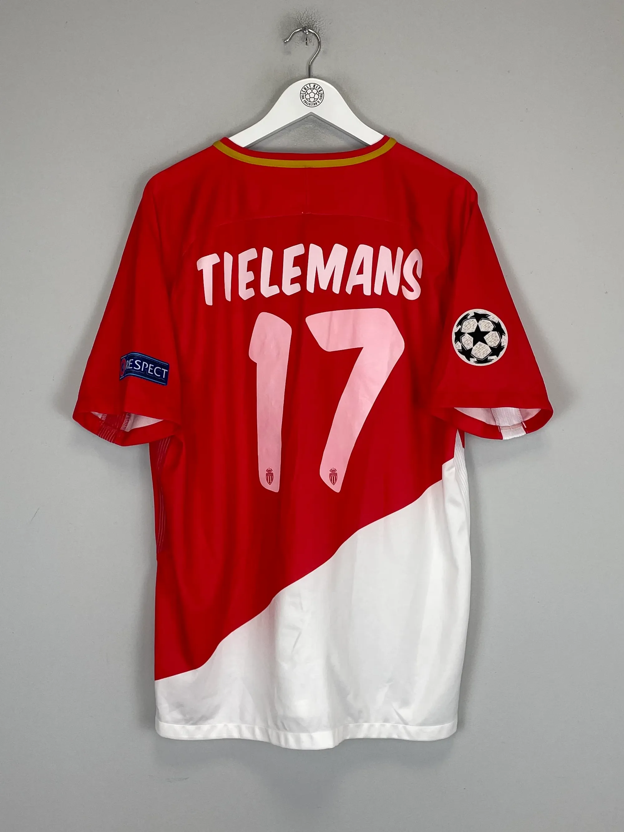 2017/18 MONACO TIELEMANS #17 C/L HOME SHIRT (XL) NIKE | Cult Kits
