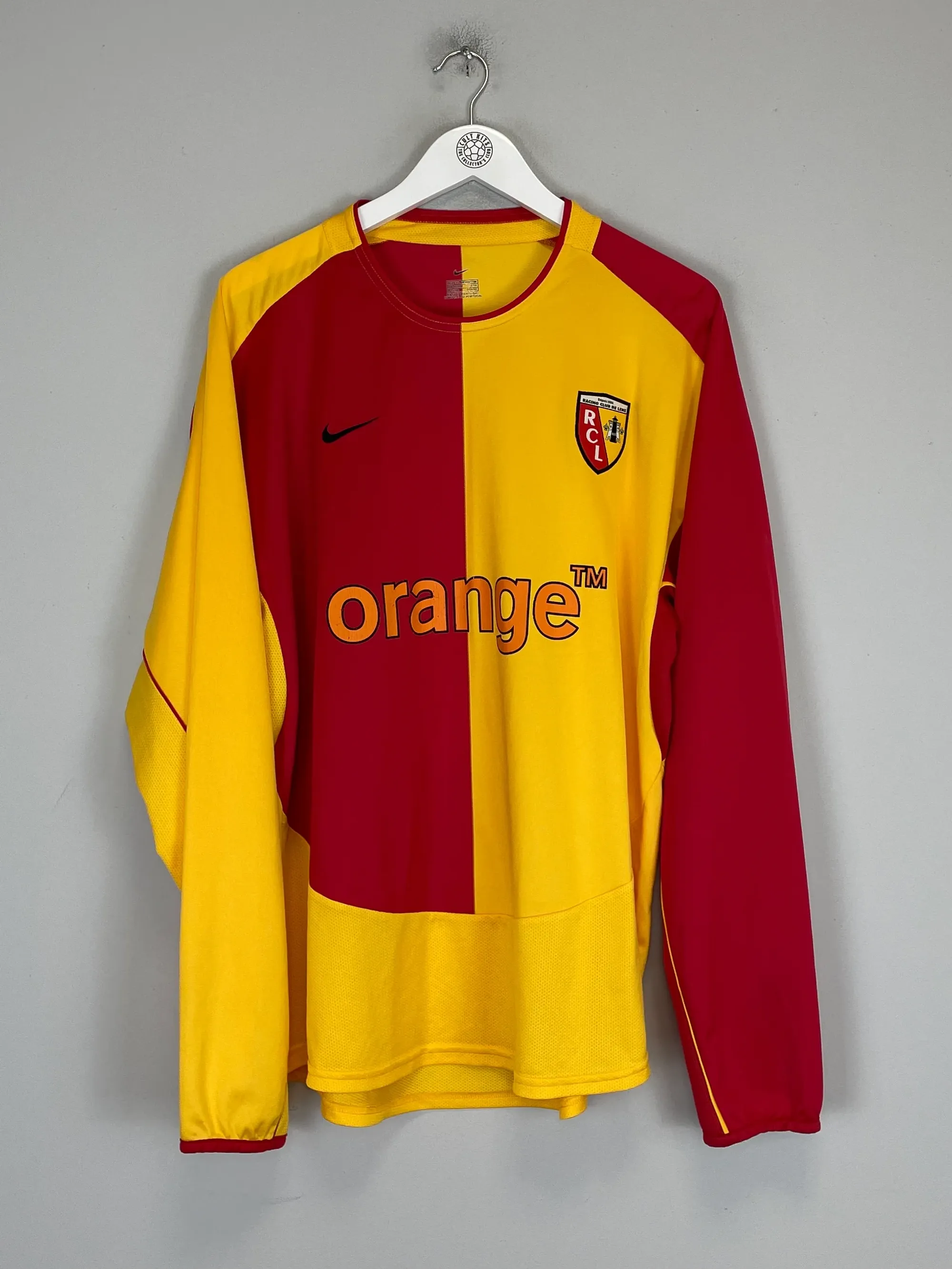 2003/04 RC LENS L/S HOME SHIRT (XL) NIKE | Cult Kits