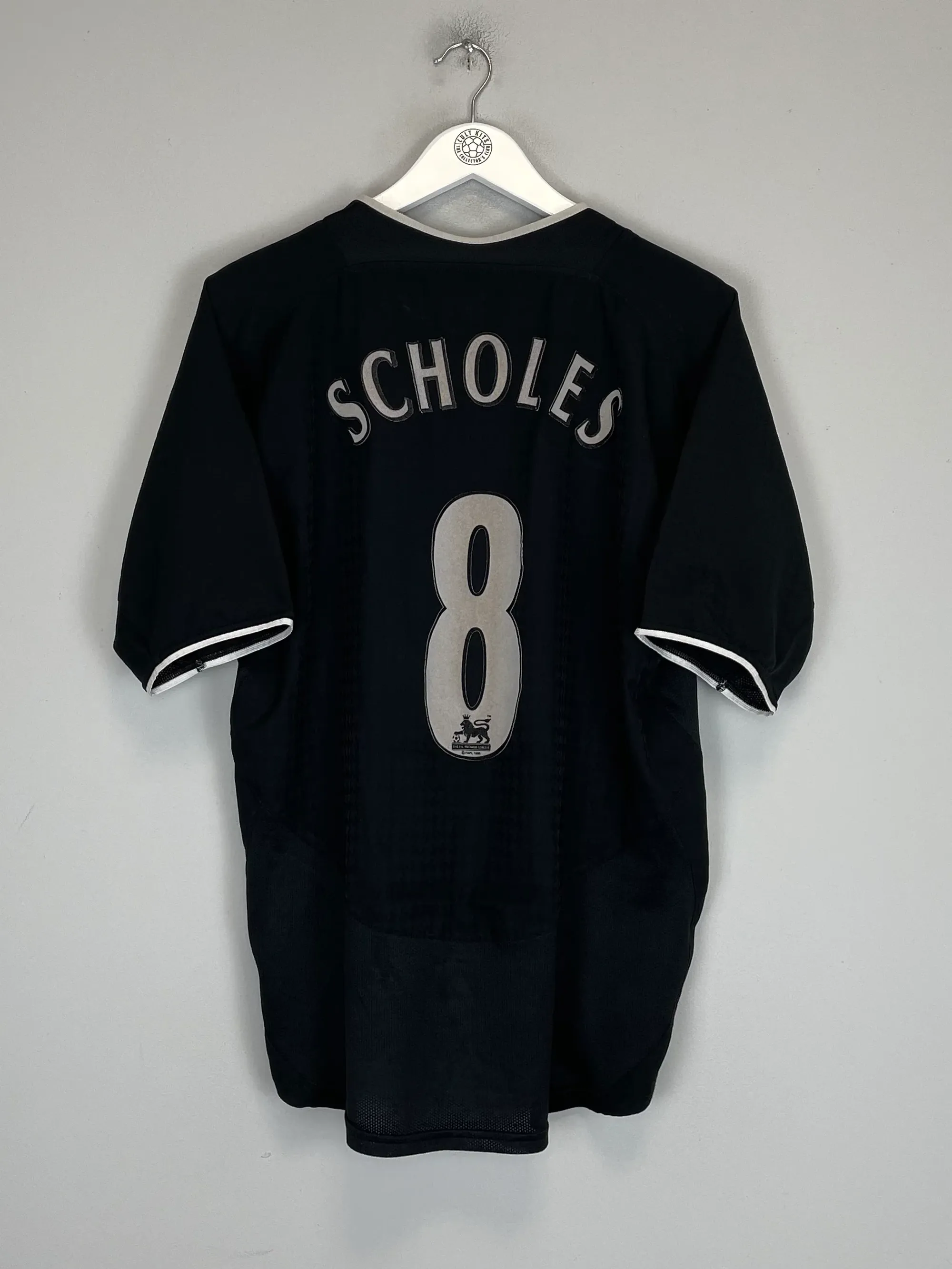 2003/04 MANCHESTER UNITED SCHOLES #18 AWAY SHIRT (L) NIKE | CULT 