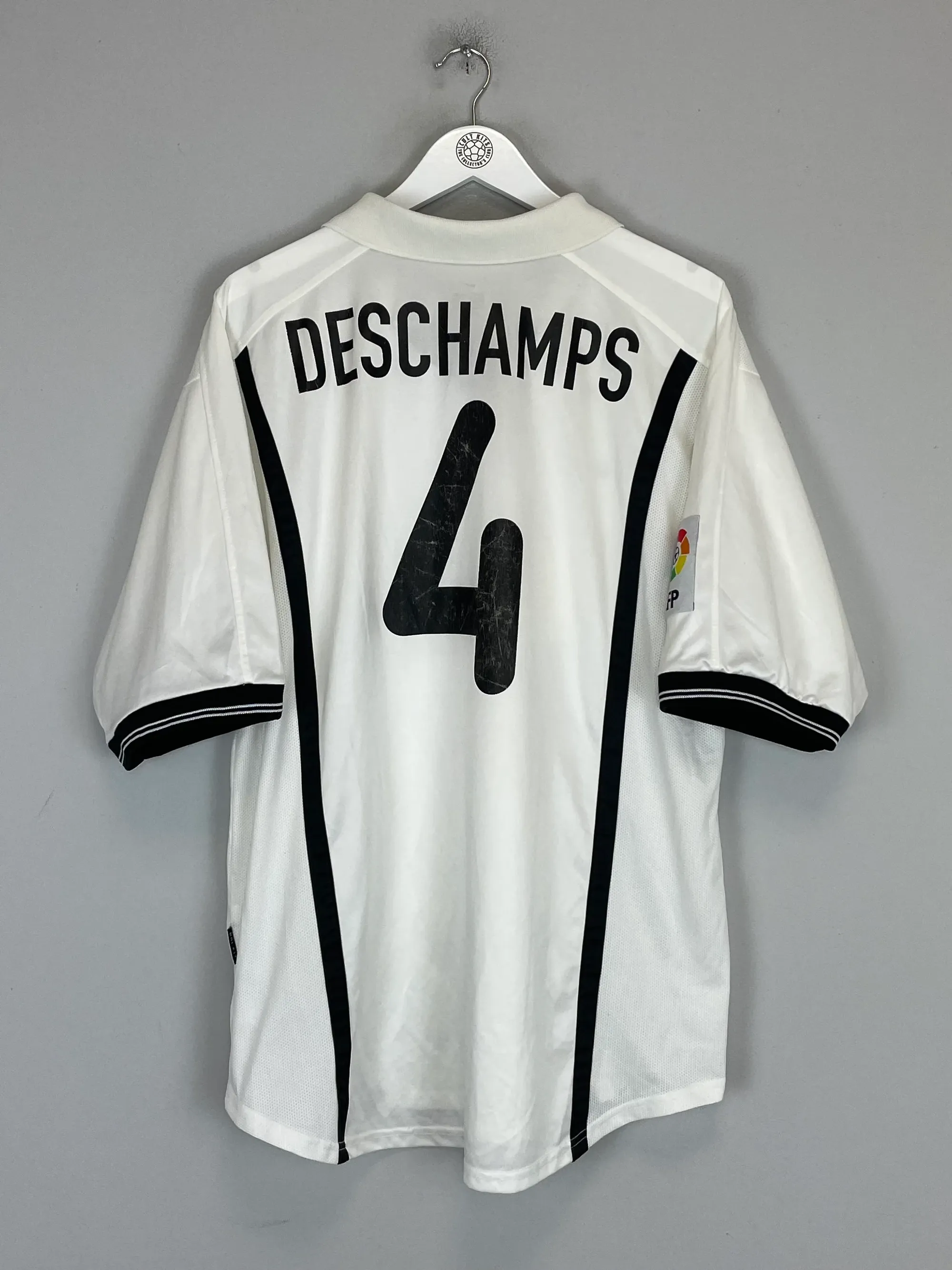 2000/01 VALENCIA DESCHAMPS #4 HOME SHIRT (L) NIKE | CULT KITS