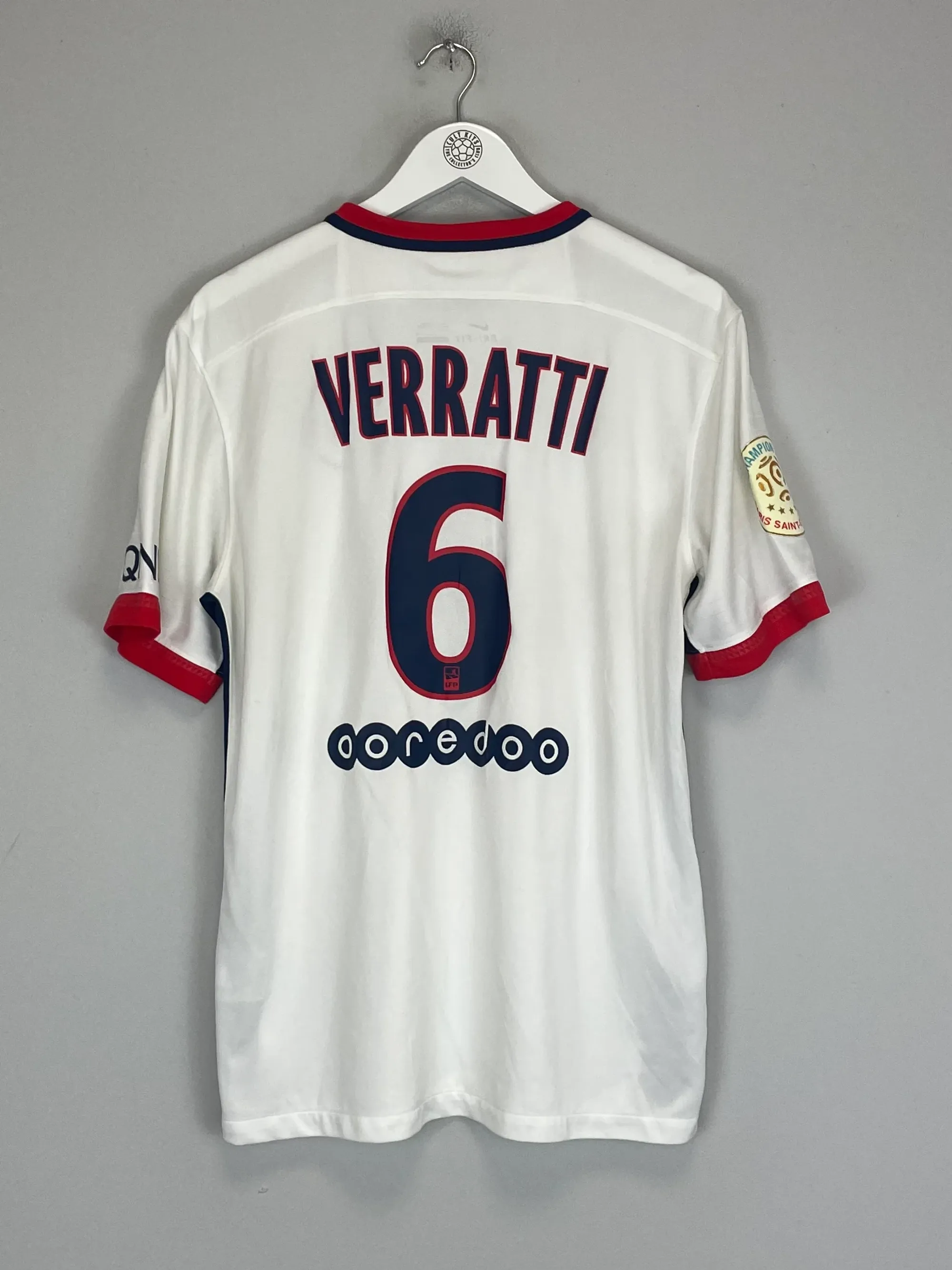 2015/16 PSG VERATTI #6 AWAY SHIRT (L) NIKE | Cult Kits