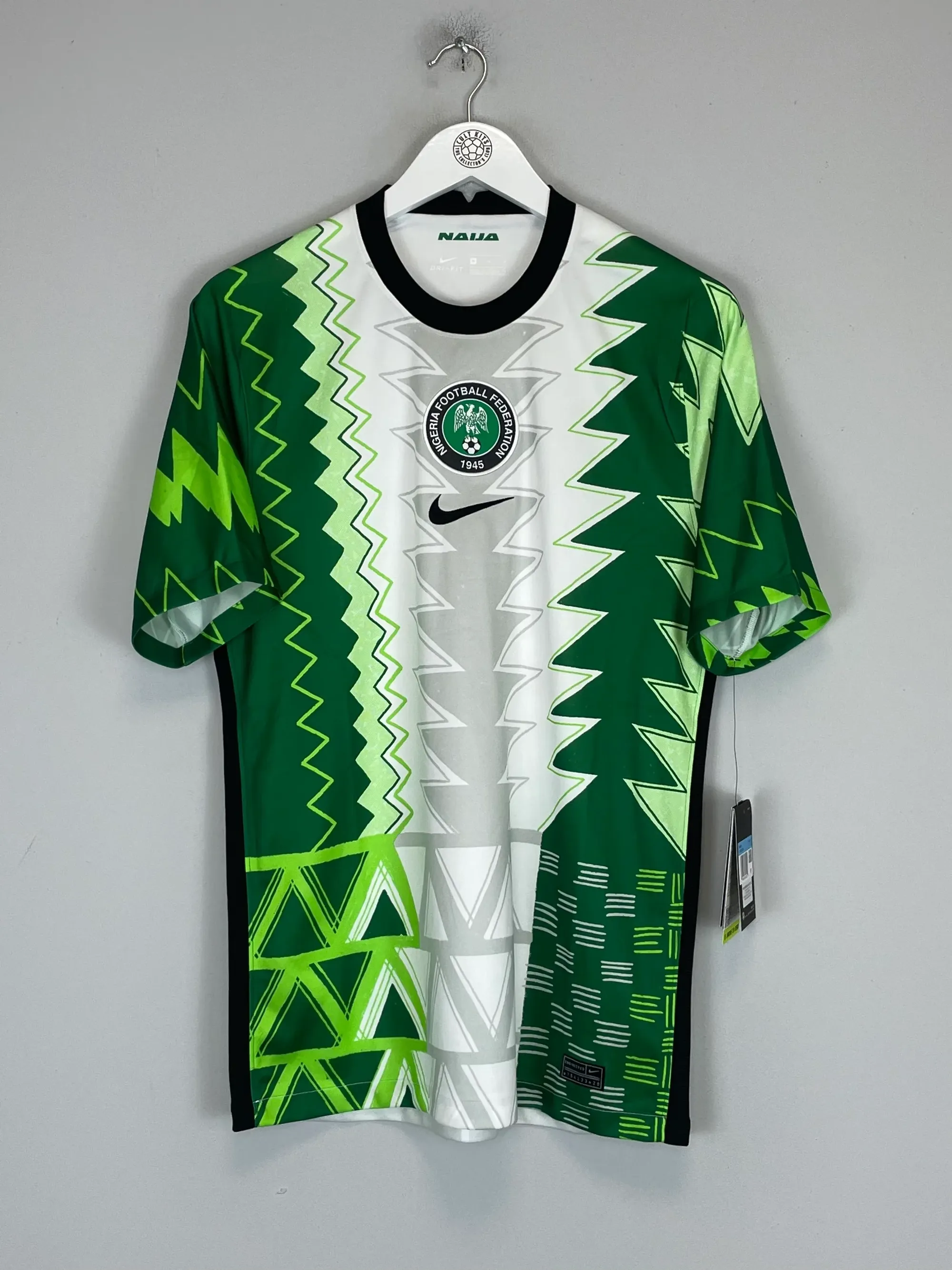 2020/21 NIGERIA *BNWT* HOME SHIRT (M) NIKE | Cult Kits