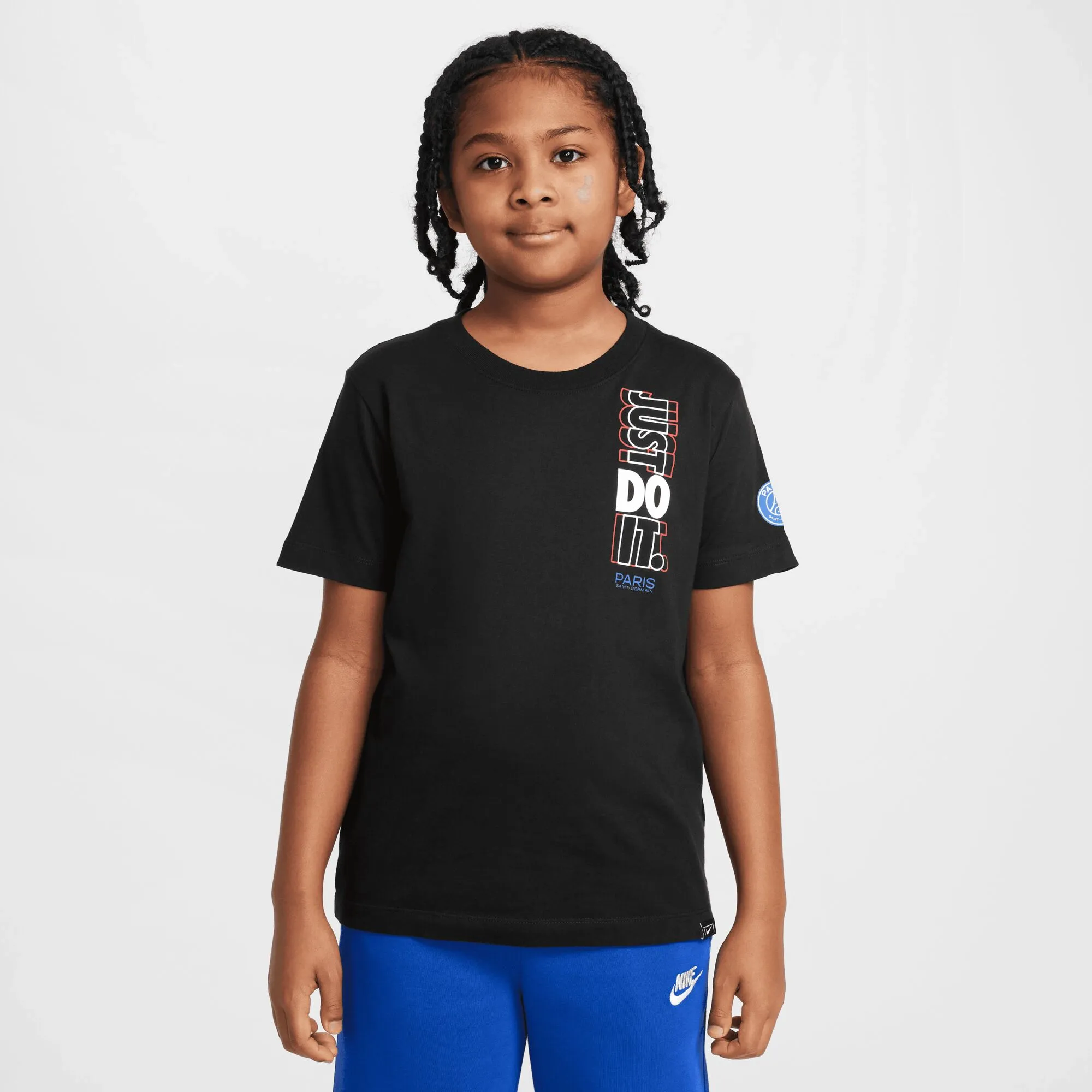 PSG Nike Just Do It T-Shirt - Black - Kids