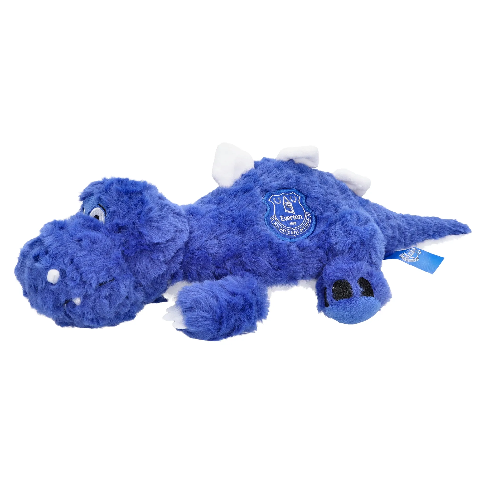 Everton Steggy Fluffy Plush Dinosaur Soft Toy - 25cm Sitting