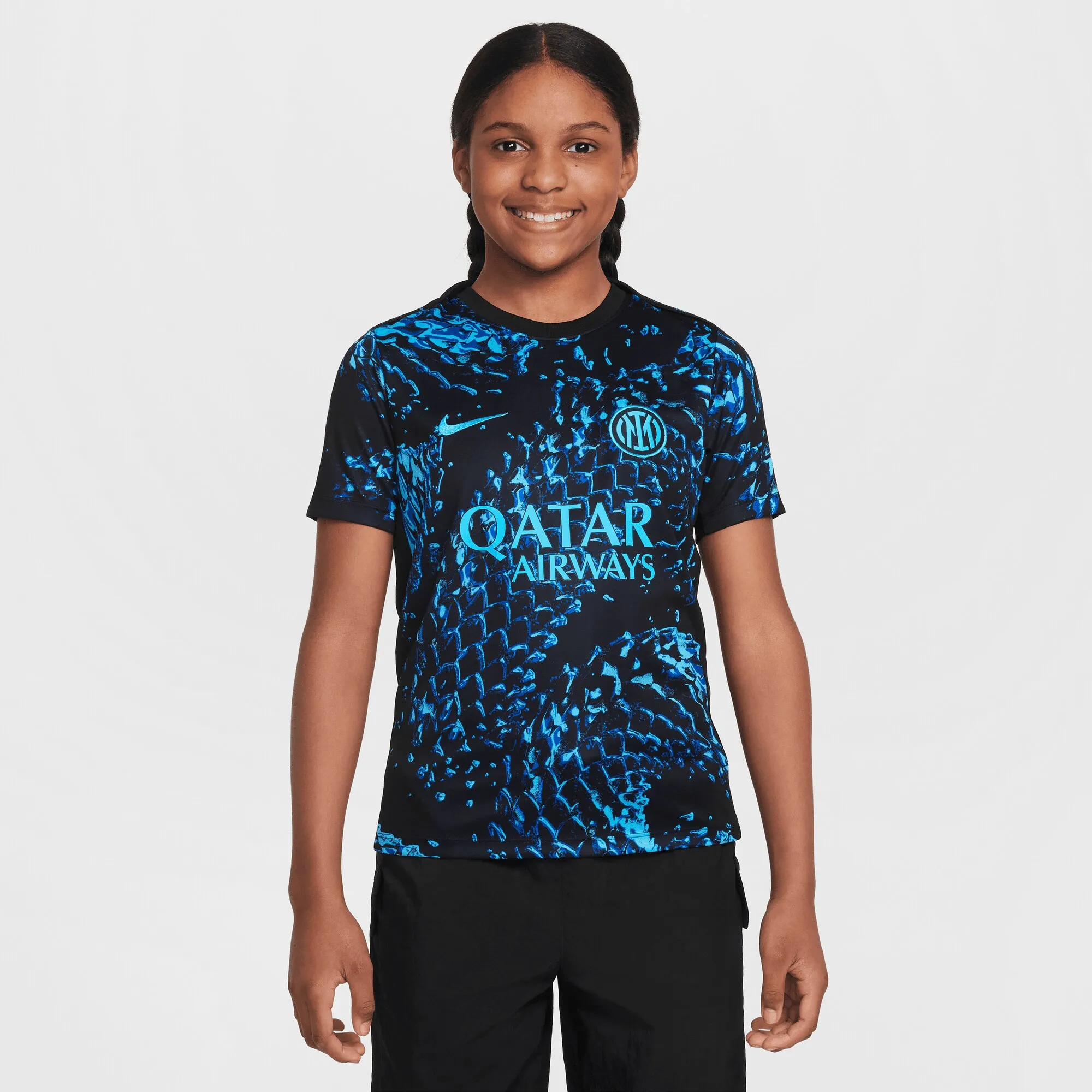 Inter Milan Nike Pre Match Top - Blue - Kids