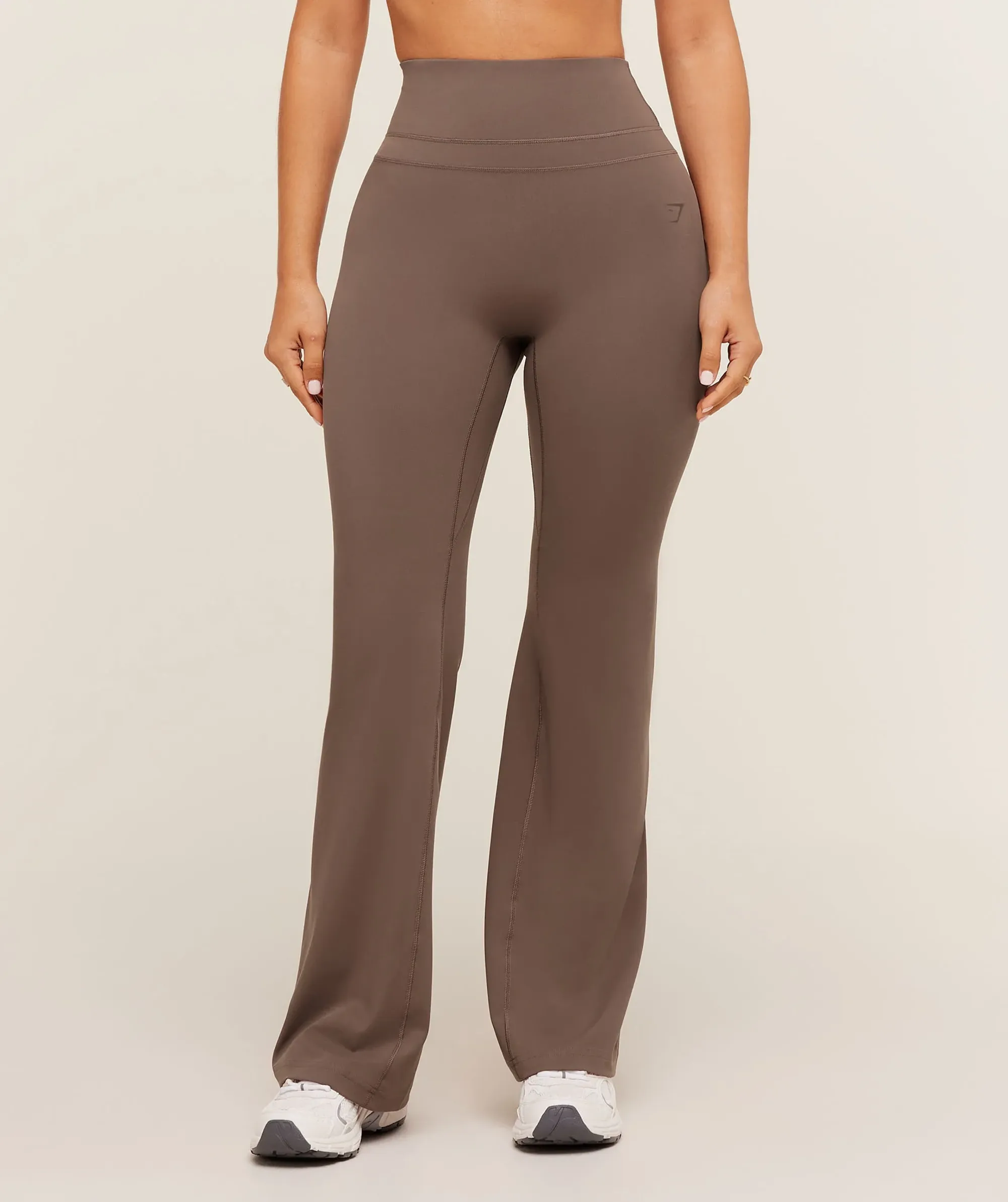  Whitney Short Flared Leggings - Soft Brown