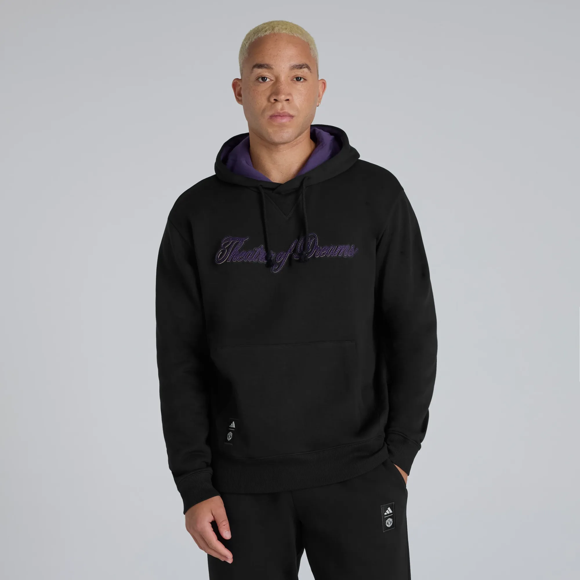 Manchester United x adidas Seasonal Hoodie Black