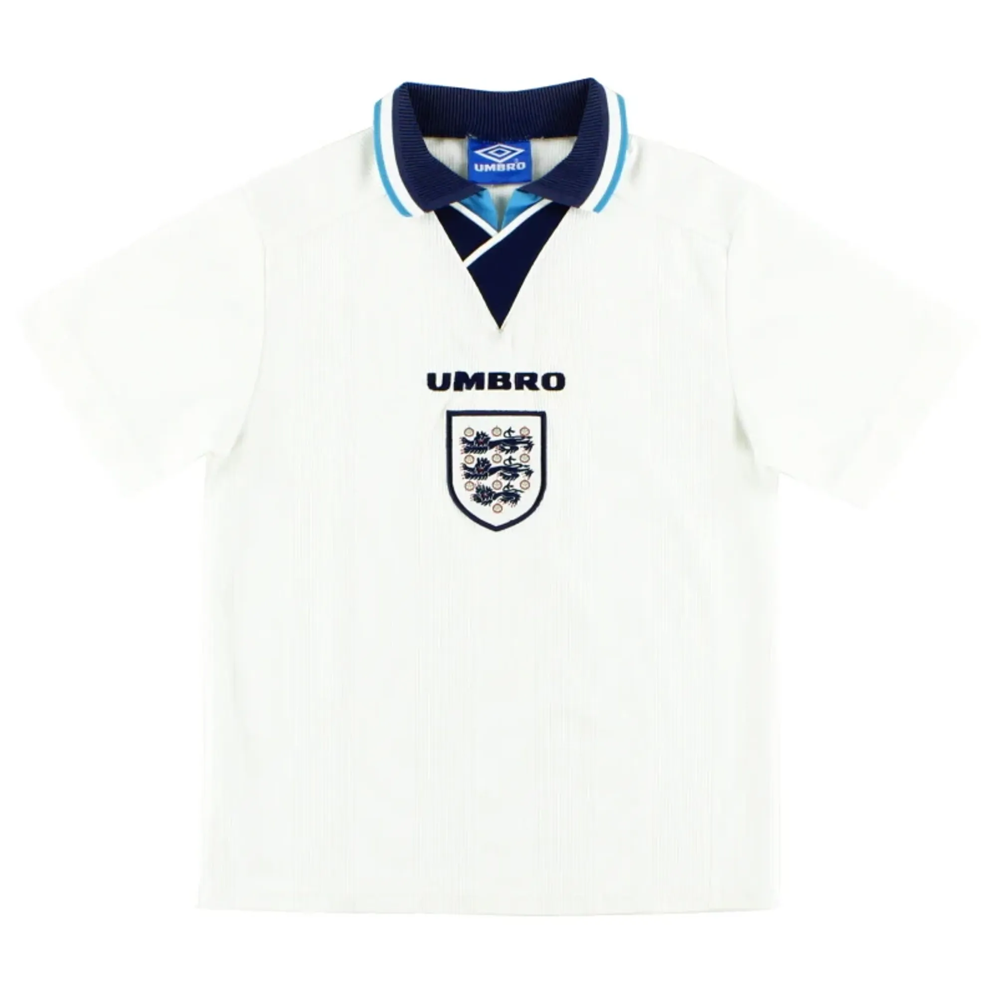 1995-97 England Umbro Home Shirt L.Boys - England / Excellent 
