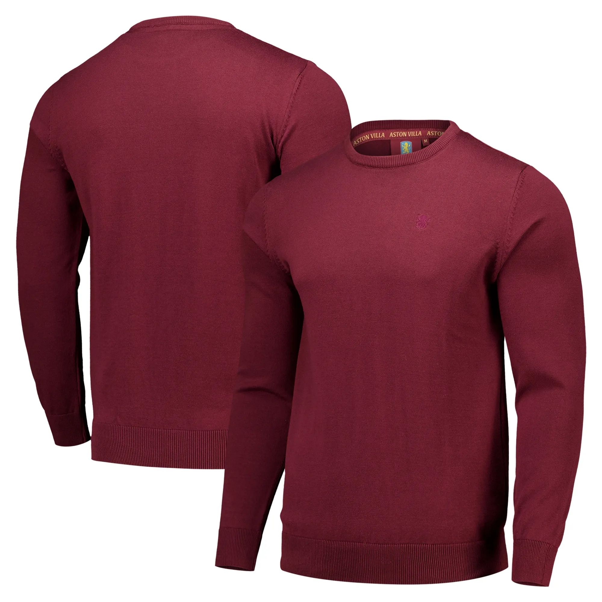 Aston Villa Crew Sweater - Claret - Mens