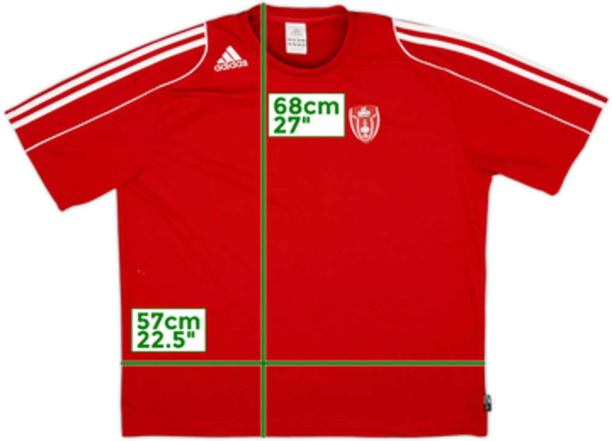 adidas Monza Mens SS Home Shirt 2007/08