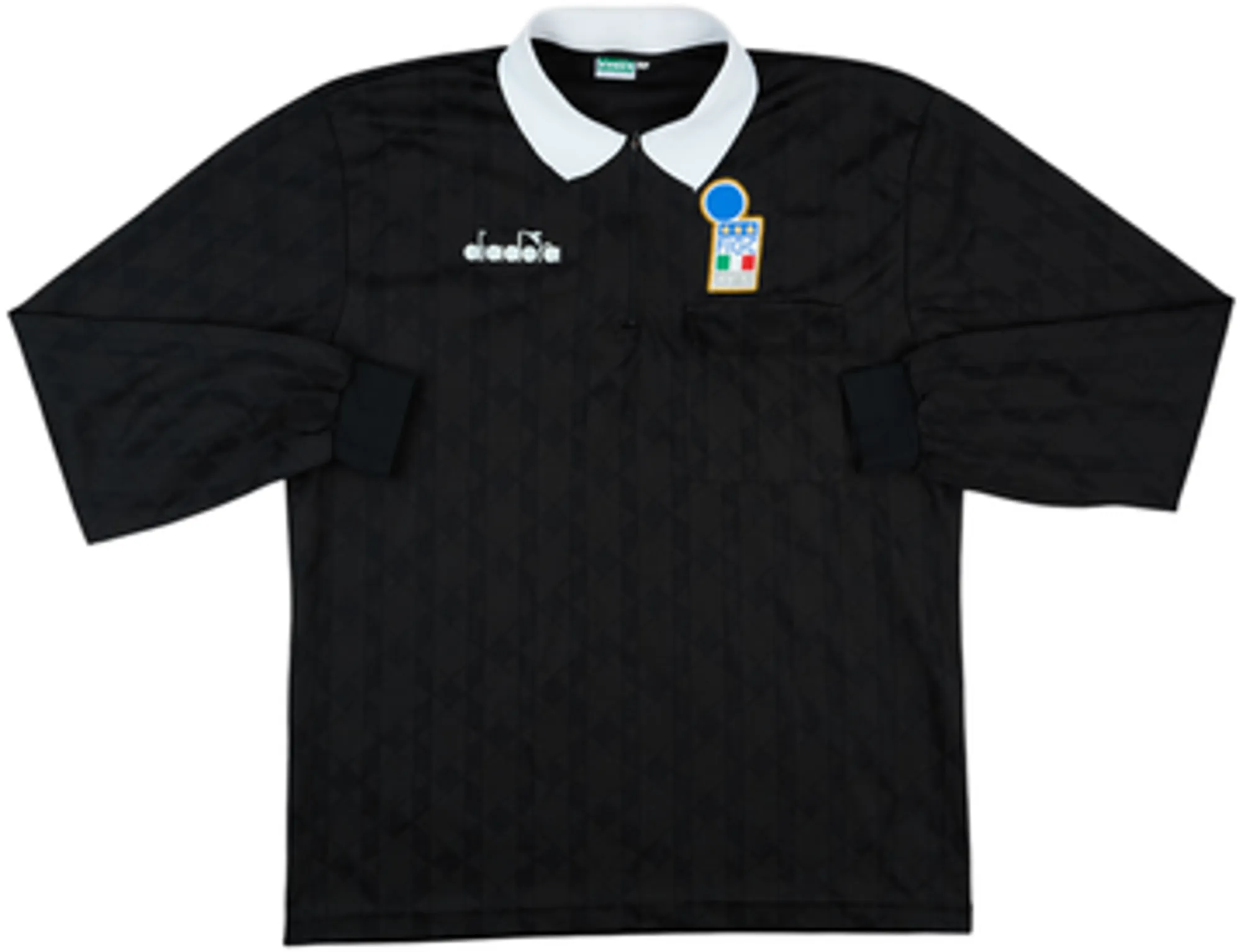 Diadora Italy Mens LS Home Shirt 1990