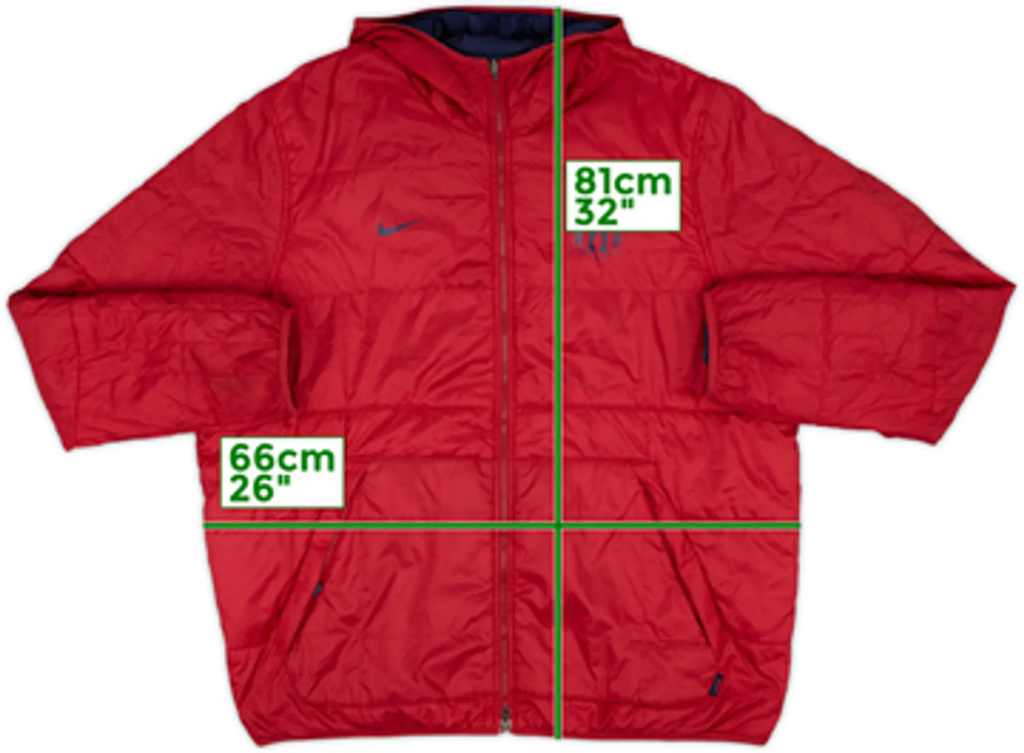 2013-14 Barcelona Nike Reversible Padded Coat - 6/10 - (L)