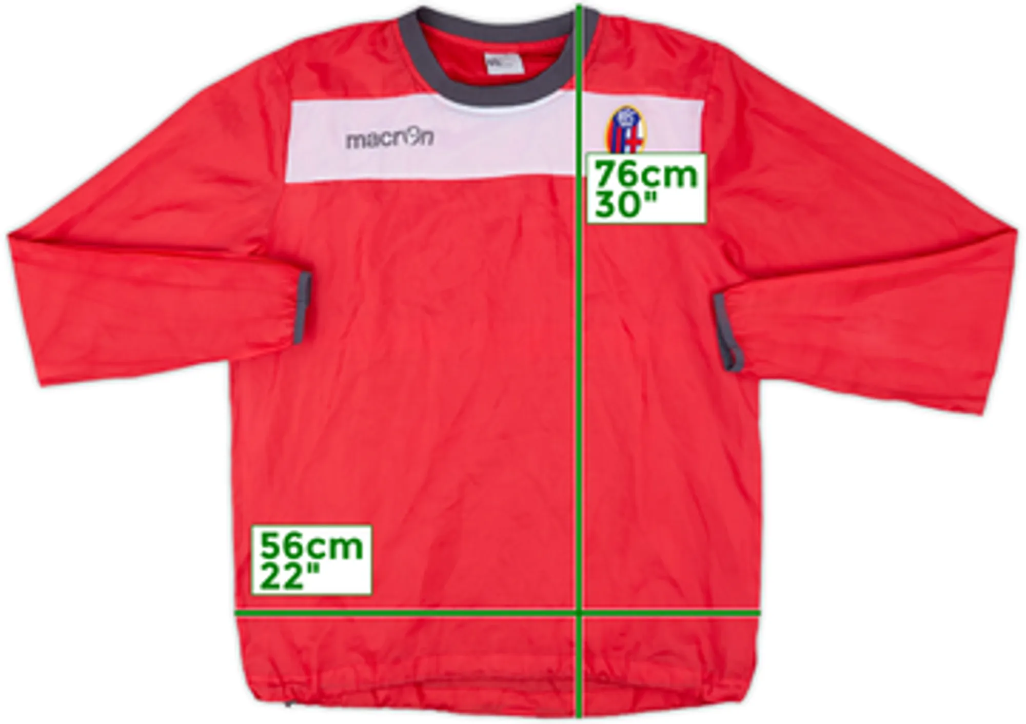 Macron Bologna Mens SS Home Shirt 2013/14